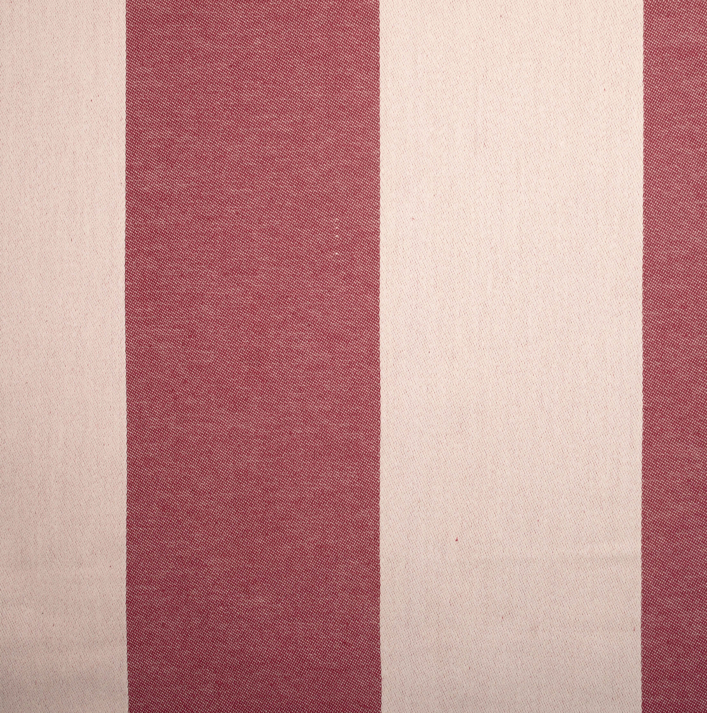 Curtain Sleeper Stripe Cotton Claret