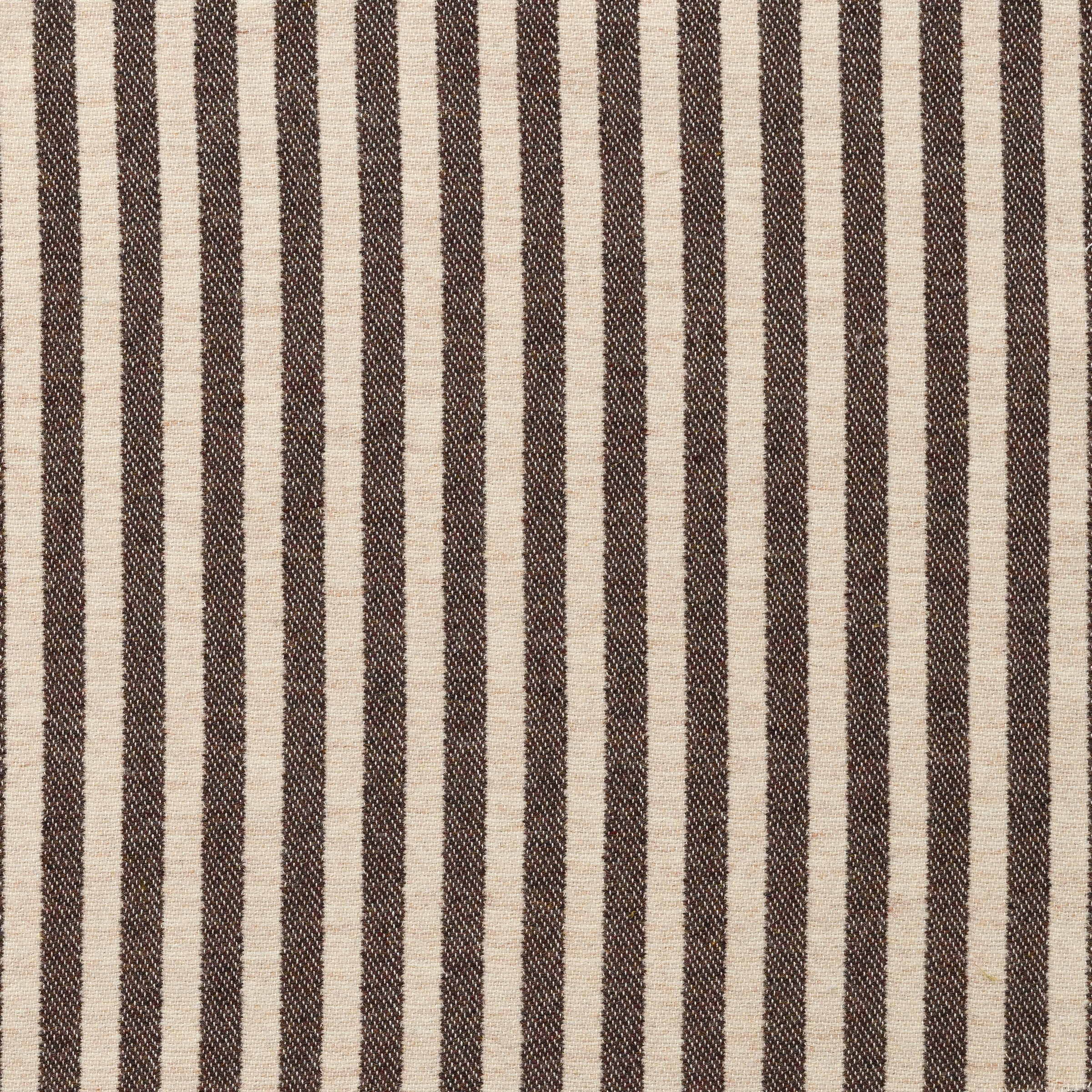 Curtain Harbour Stripe Wool Chestnut