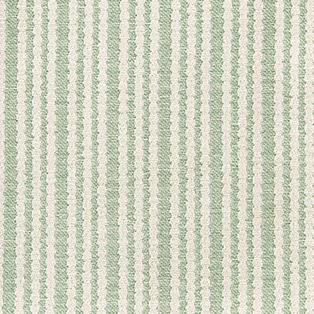 Scallop Stripe Cotton Fabric Olive sample
