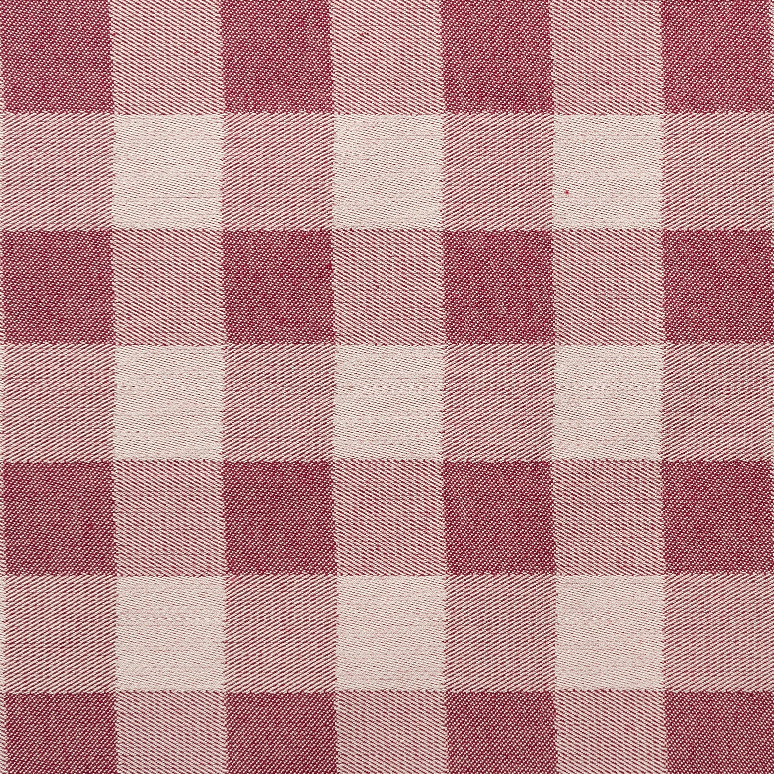 Woodhouse Check Cotton Fabric Claret sample
