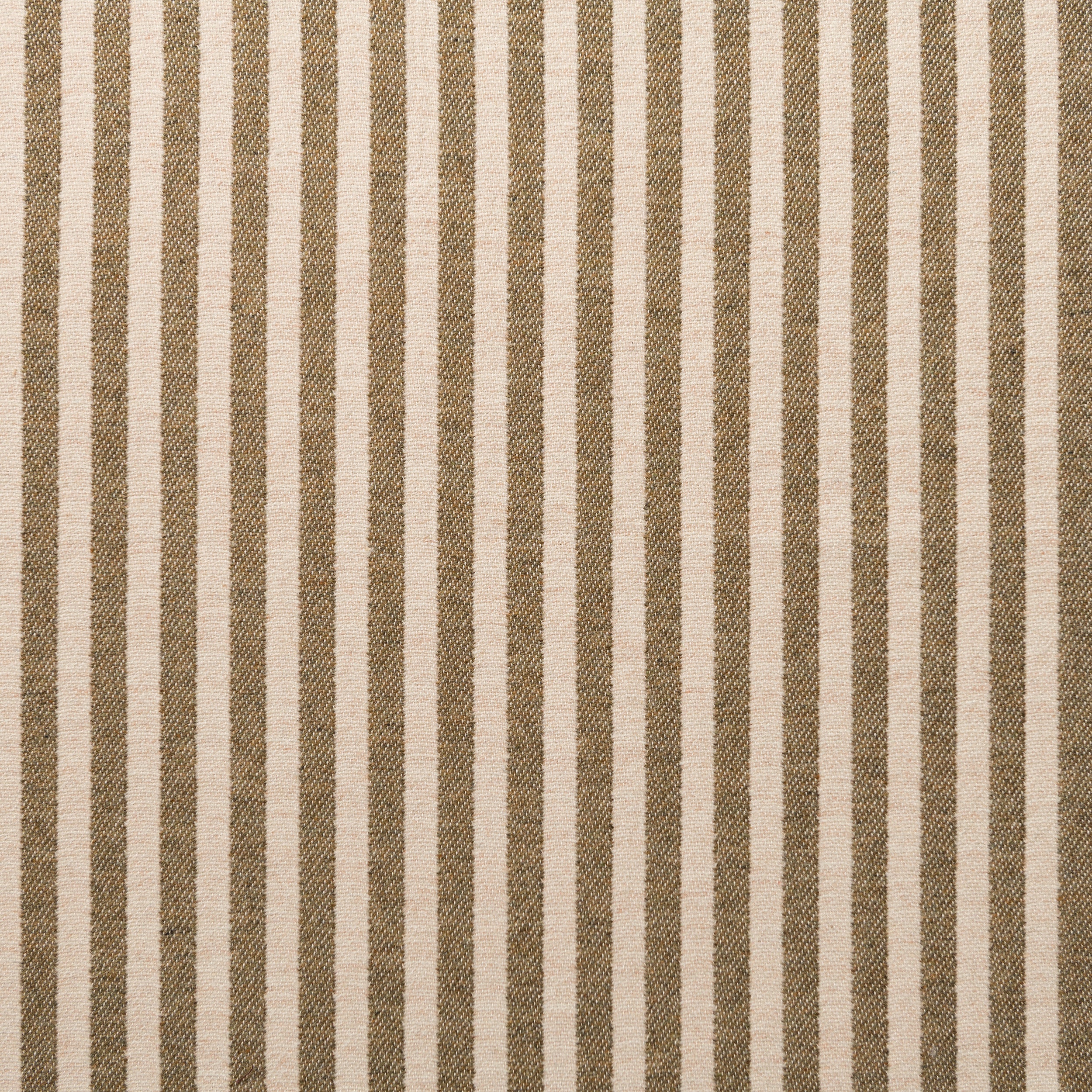 Harbour Stripe Merino Wool Fabric Sage