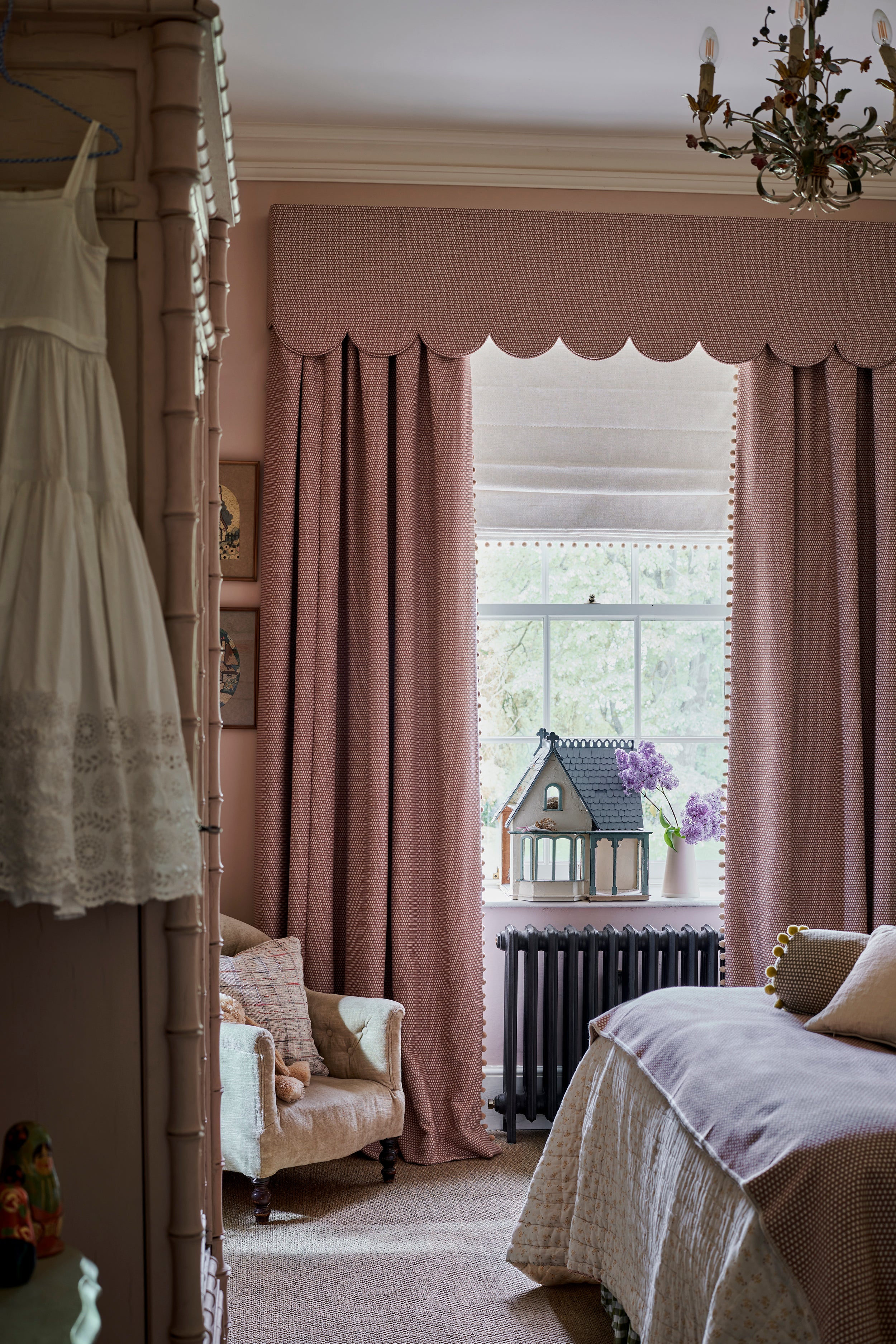 Curtain Classic Clarendon Merino Wool Blush