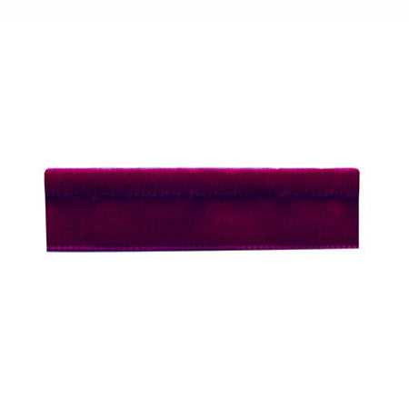 NEW Velvet Piping Claret Trim Sample