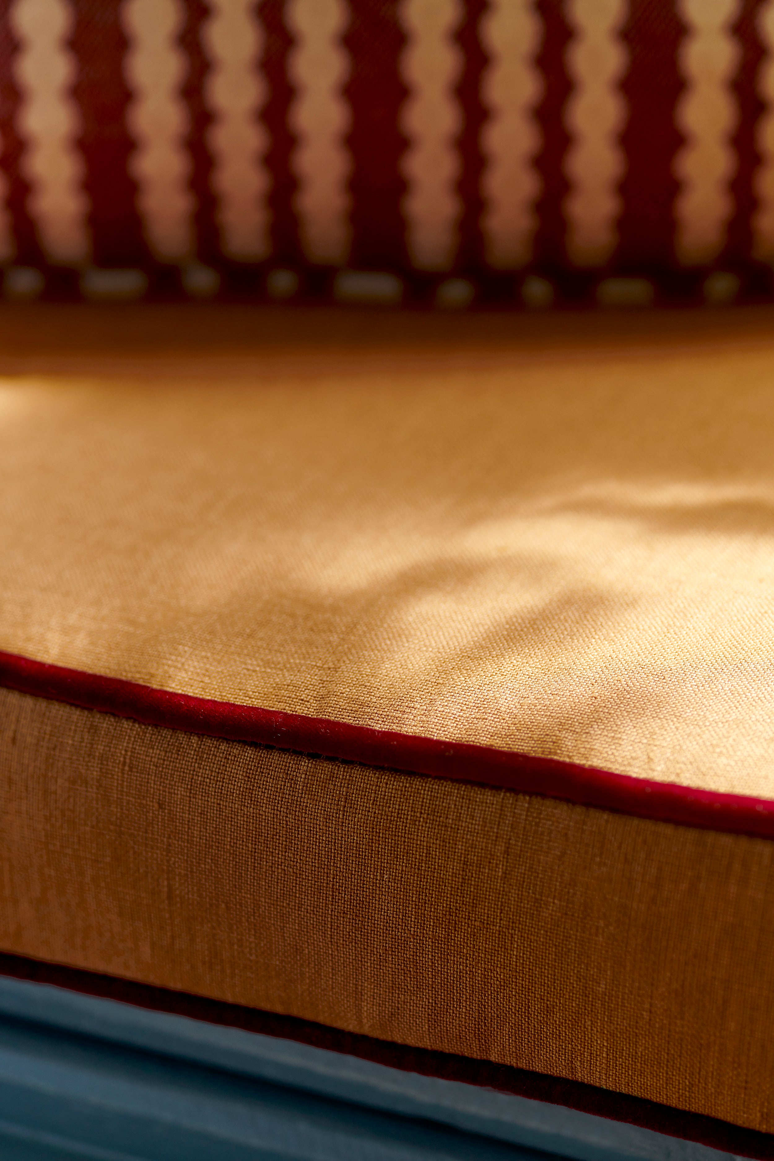 Linen Sand Bench Seat Cushion (Ex Shoot)