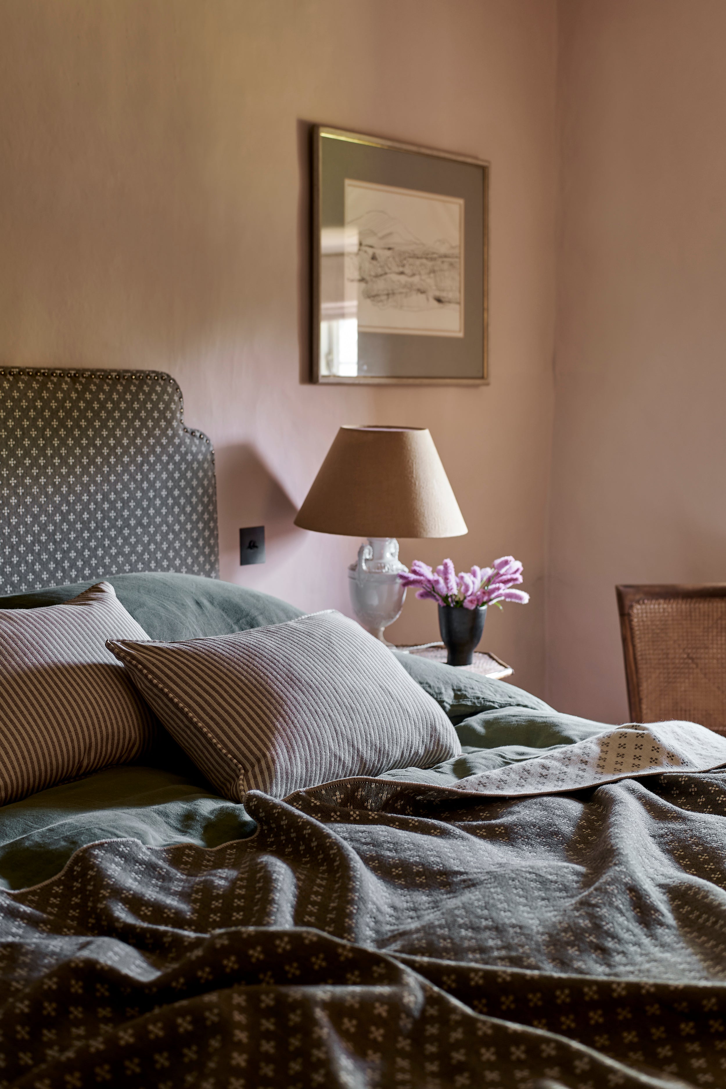 Headboard Ditsy Five Merino Wool Mouse
