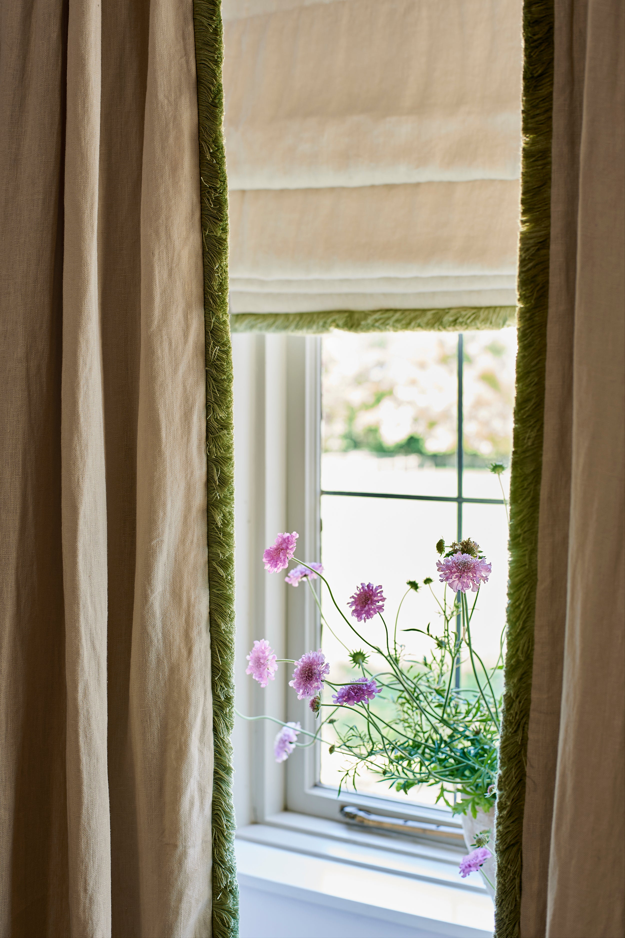 NEW Fringe Trim Olive (by the metre)