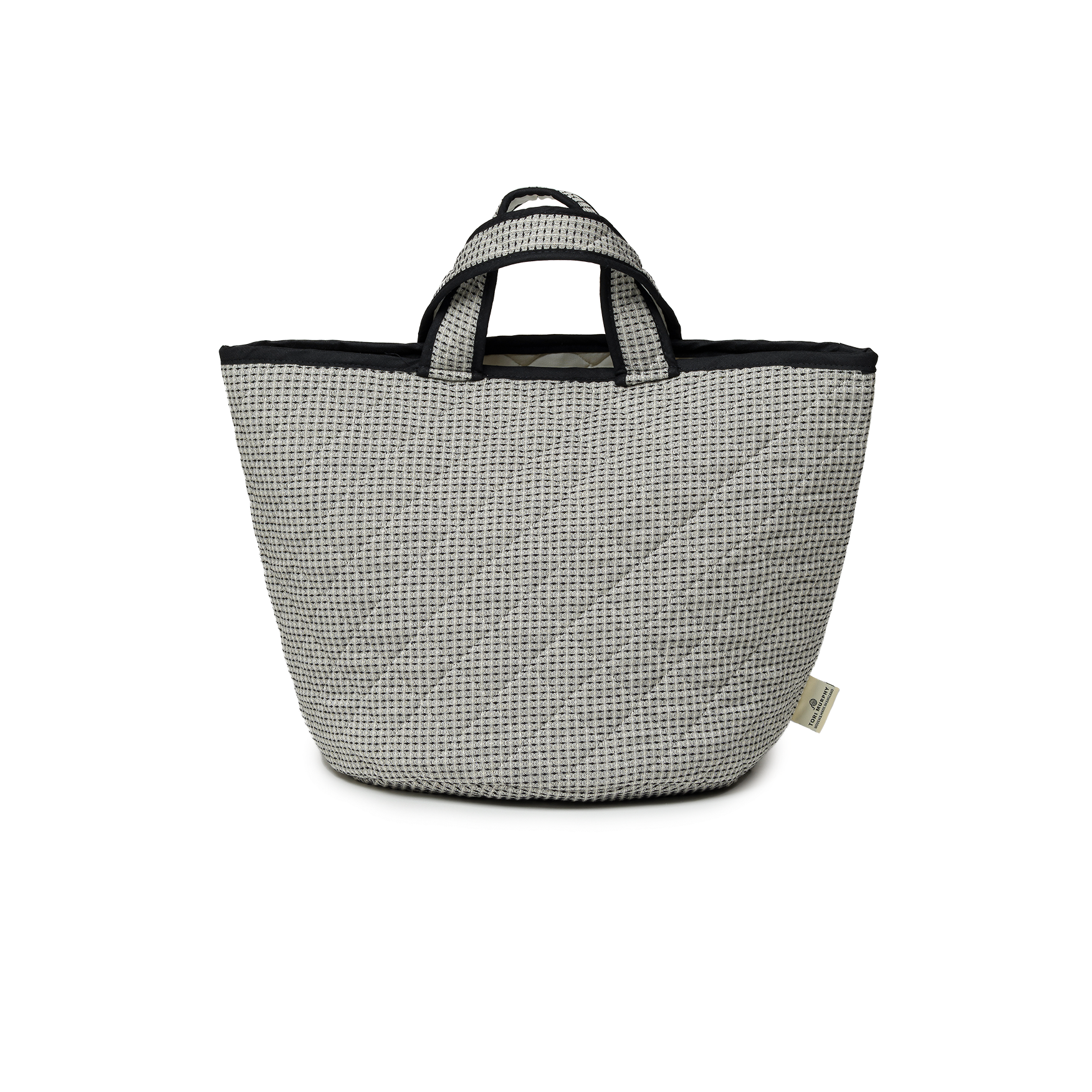Holkham Waffle Storage Basket Black