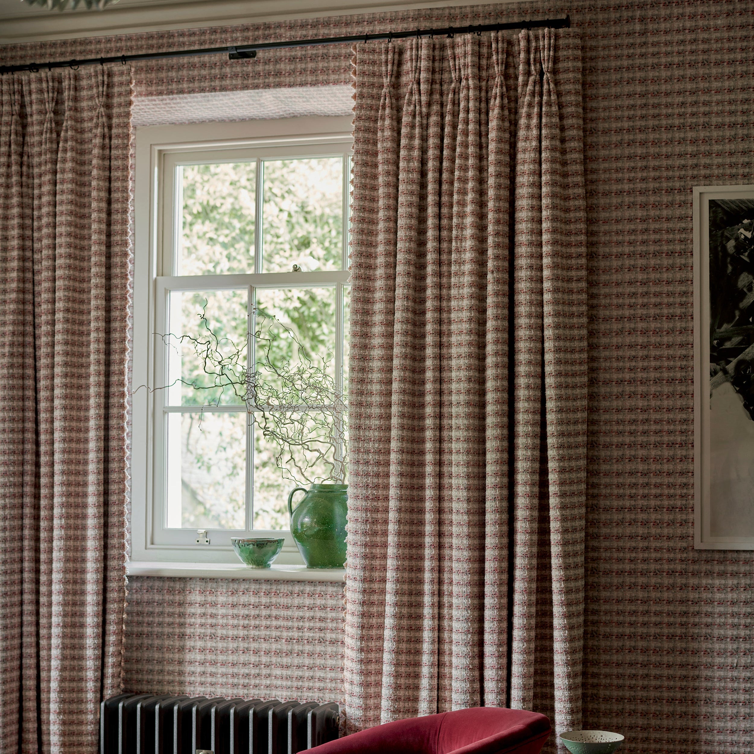 NEW Mother's Tweed Wallpaper Sample