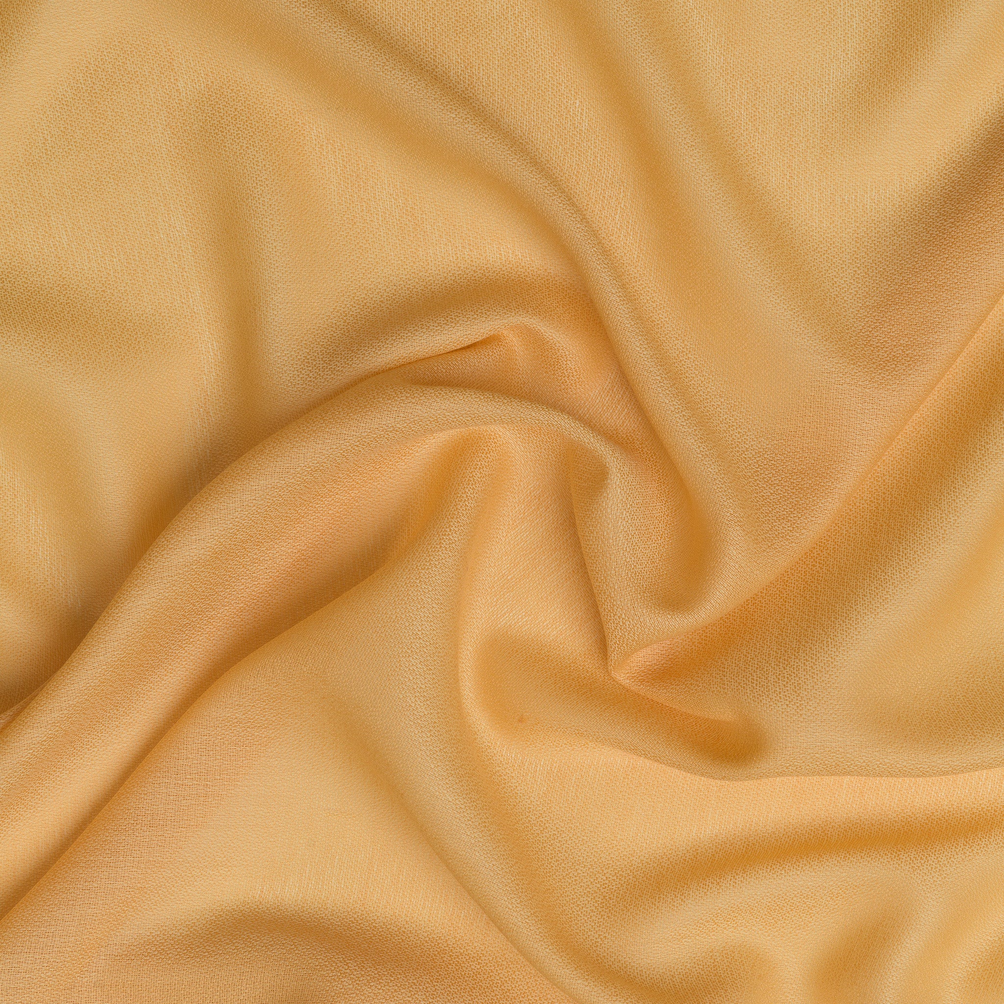 NEW Plain Sheer Wool Fabric Gold Sample