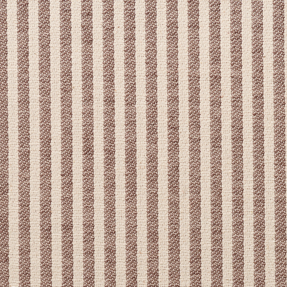 Harbour Stripe Cotton Chestnut Cushion 60cm x 40cm