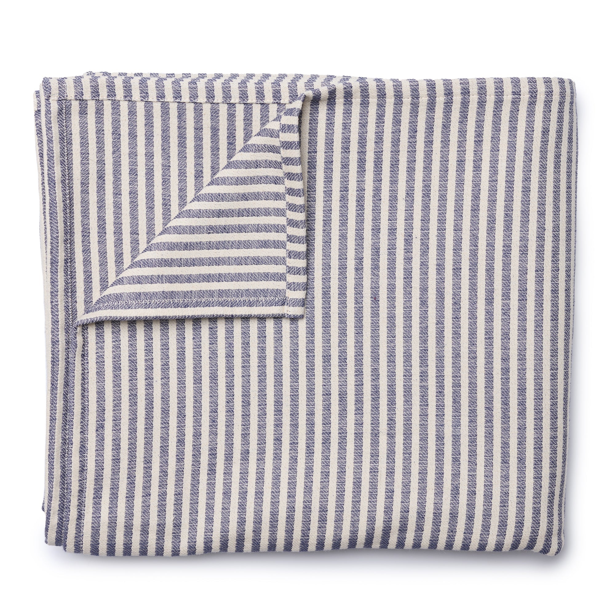 Harbour Stripe Large Tablecloth Navy