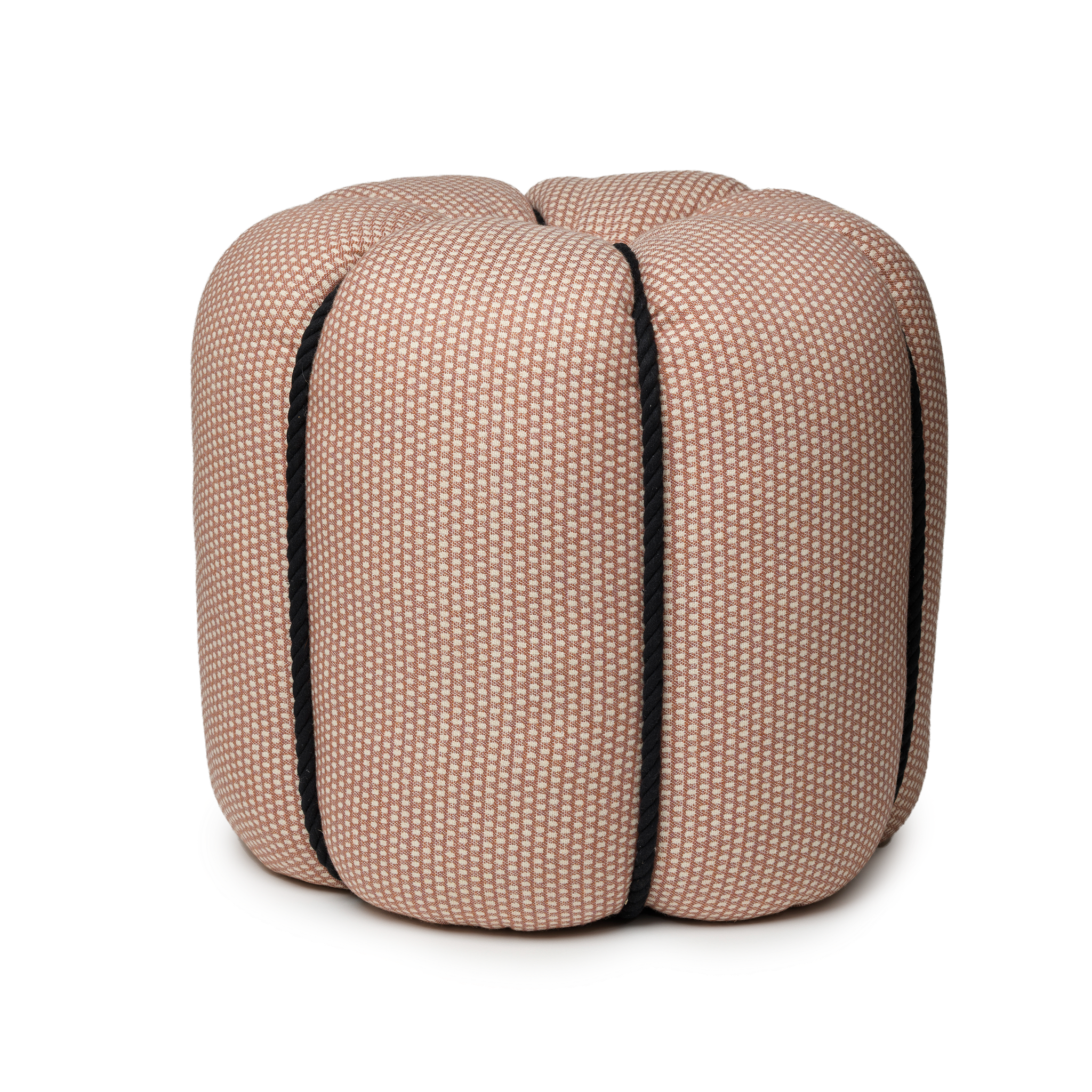 NEW Clarendon Blush Roped Footstool
