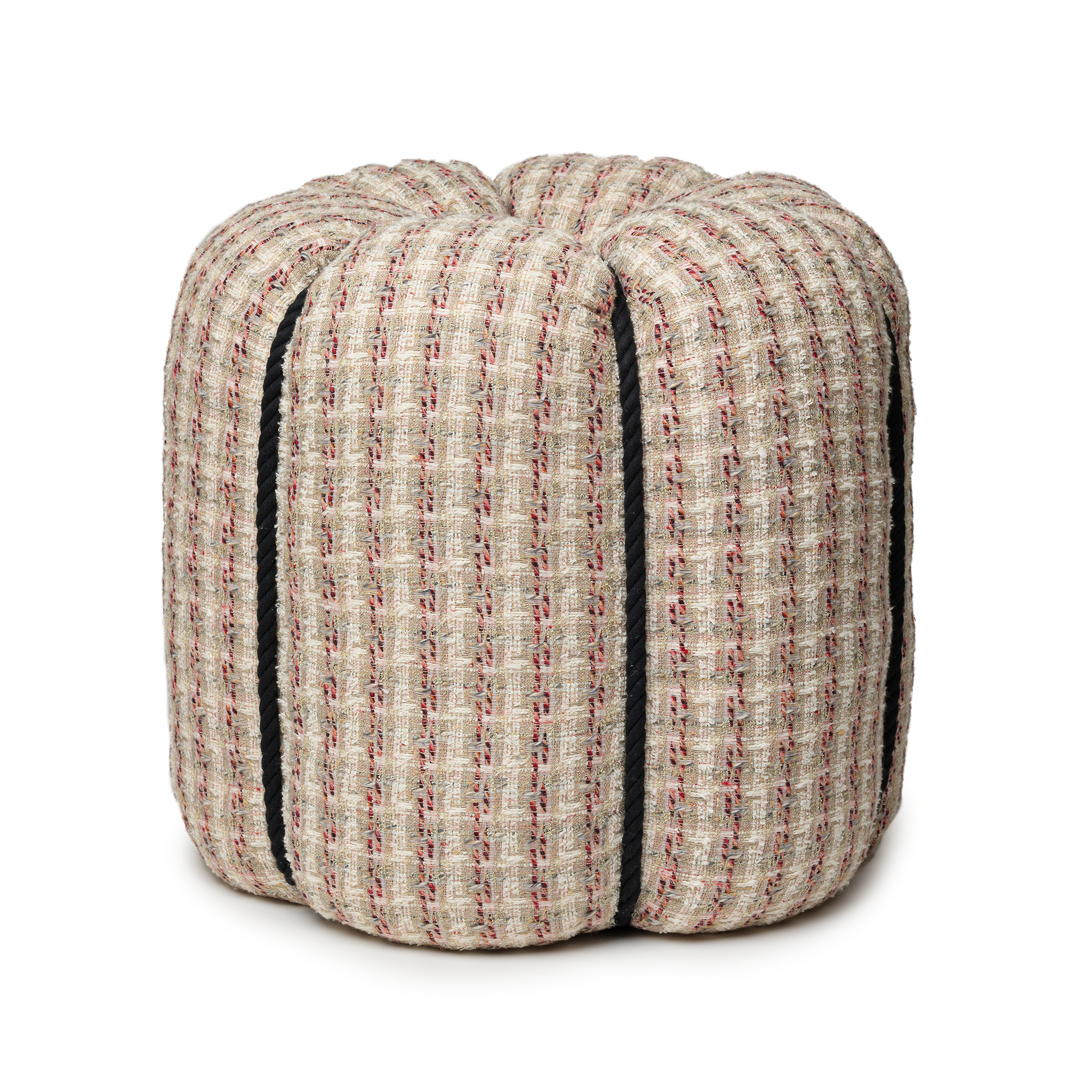 NEW Mother's Tweed Roped Footstool Col 1.0