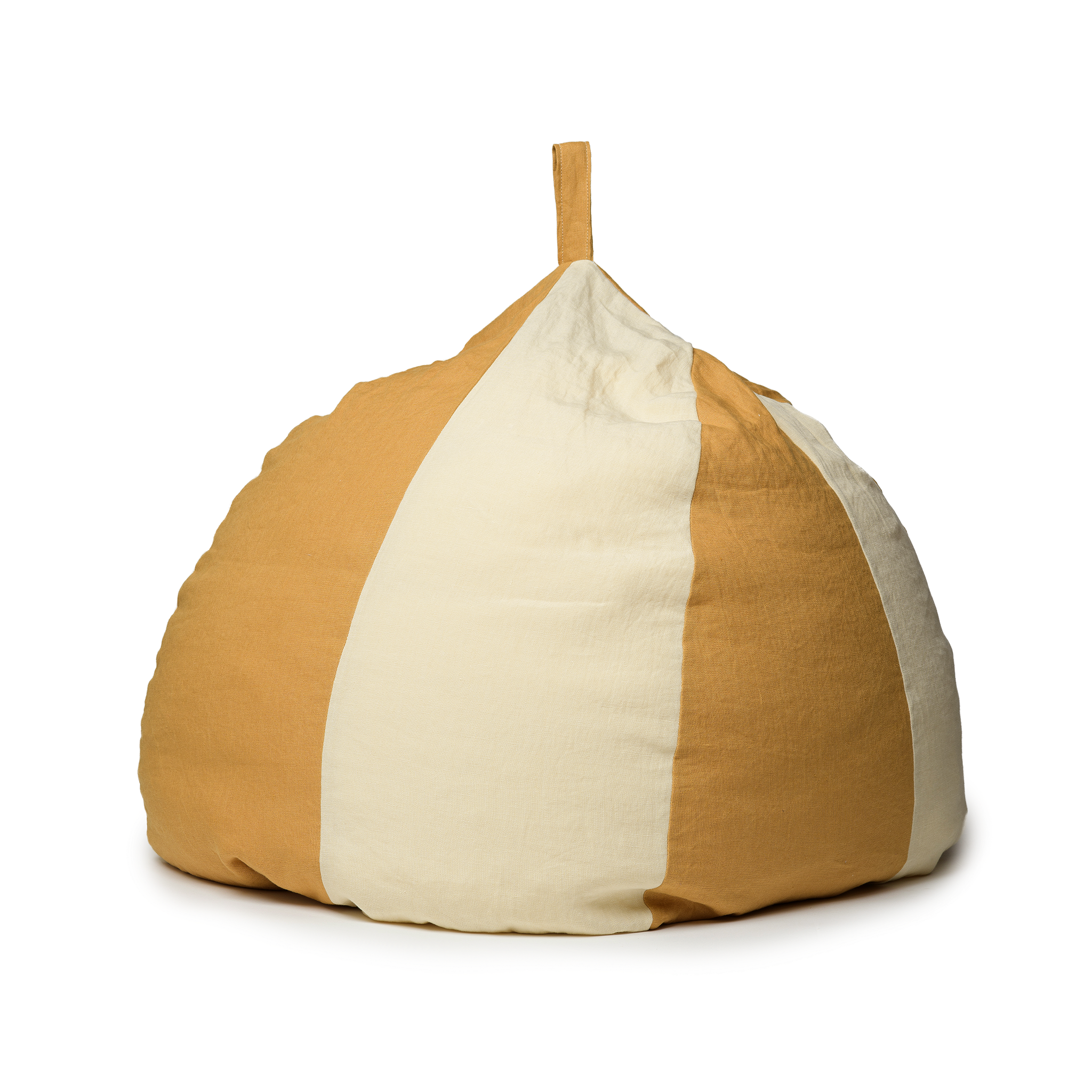 NEW Linen Bean Bag - Sand / Stone