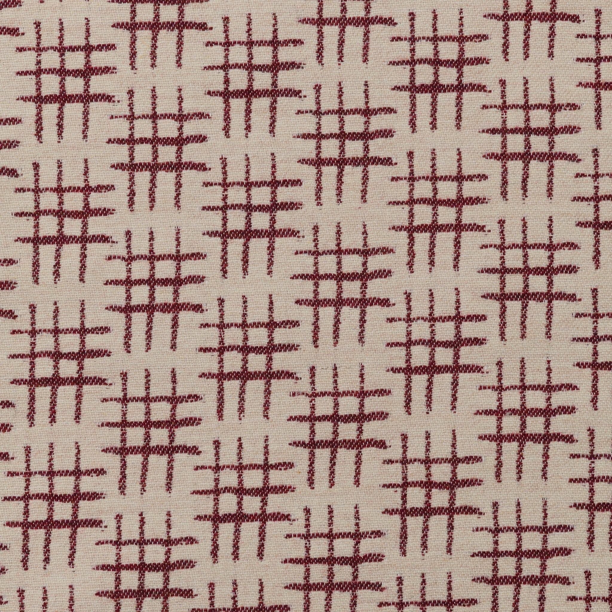 NEW Hat Trick Check Wool Redwood Sample