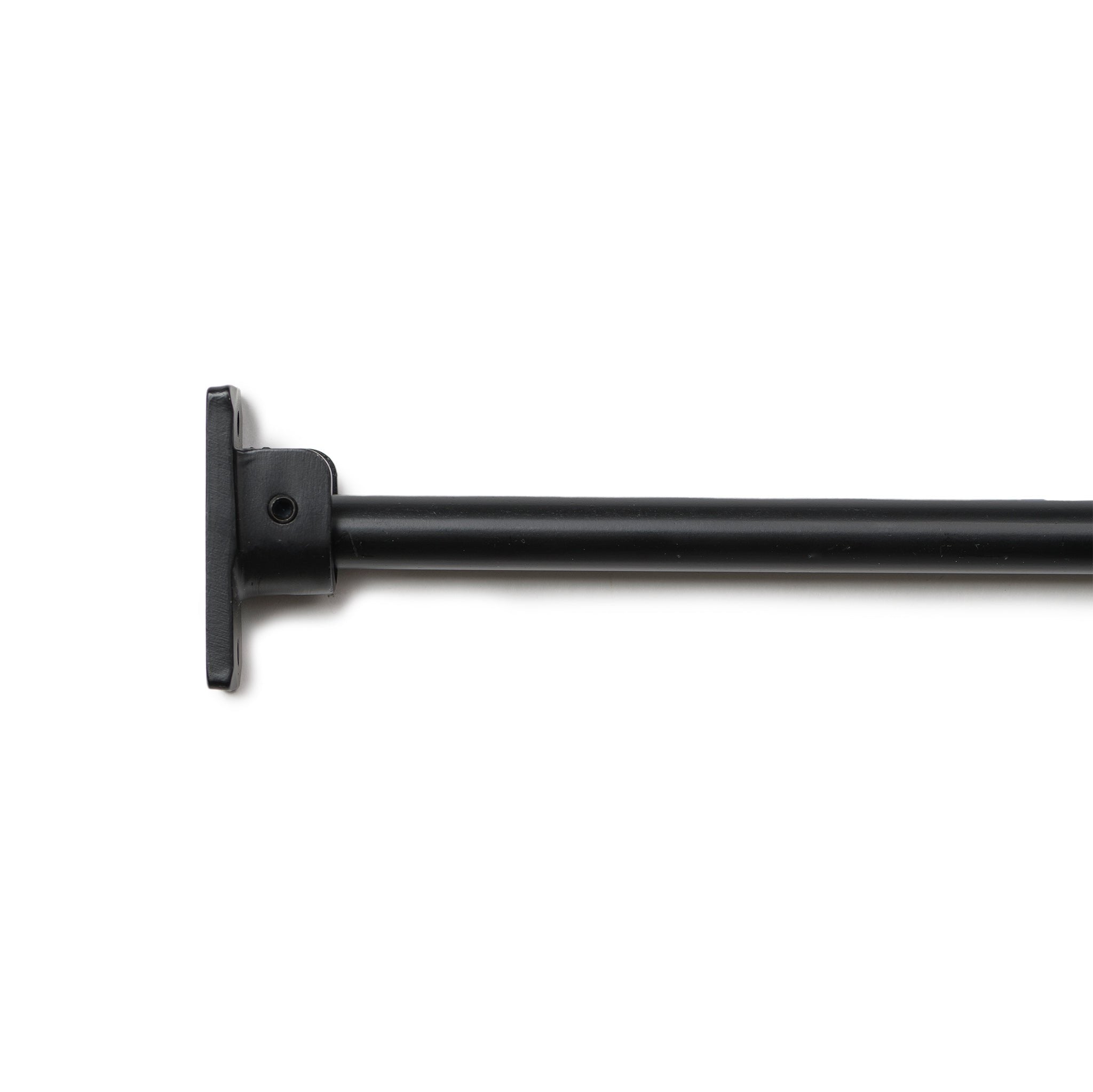 Cafe Rods Hardware Black Wrought Iron Cafe Rod With Recess Brackets — Tori Murphy Ltd