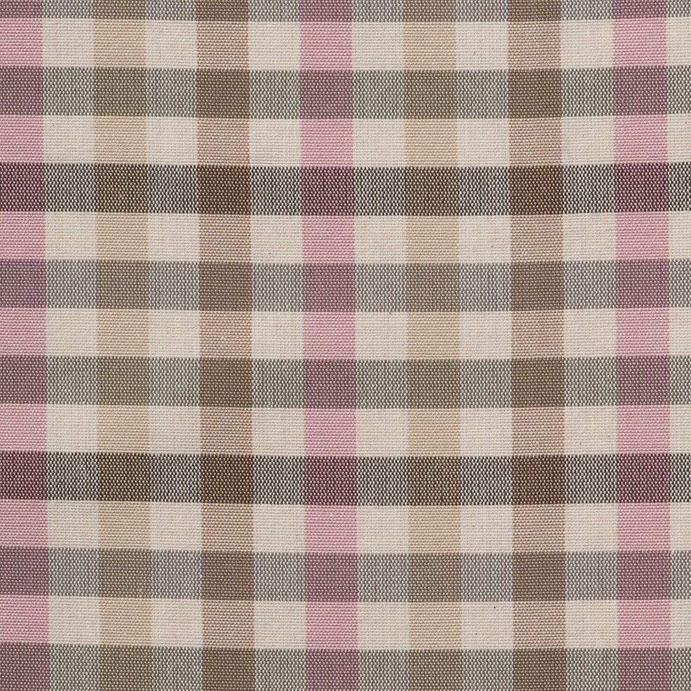 Blind Dresser Check Organic Cotton Dusky Pink