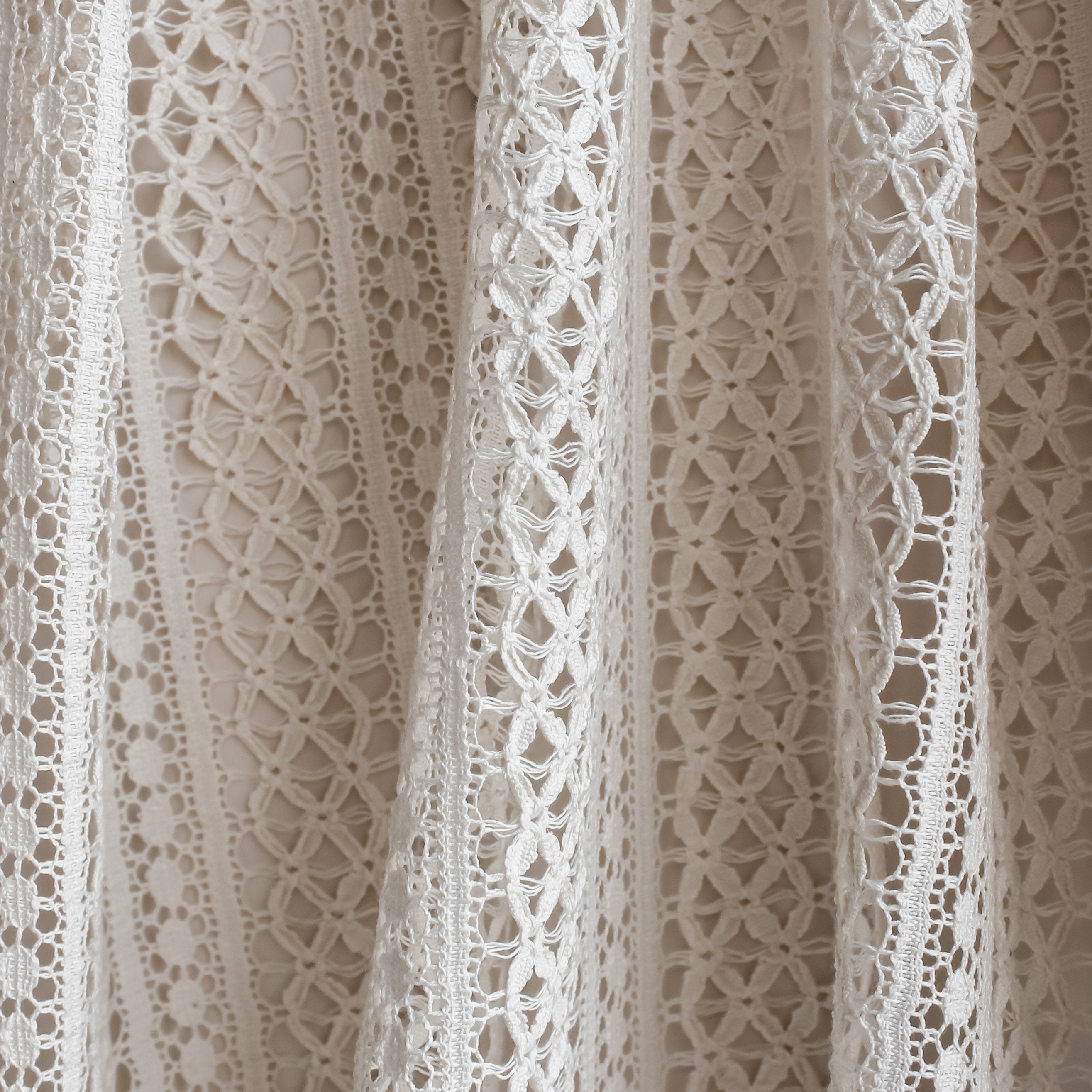 Belvoir Lace Fabric Natural Sample