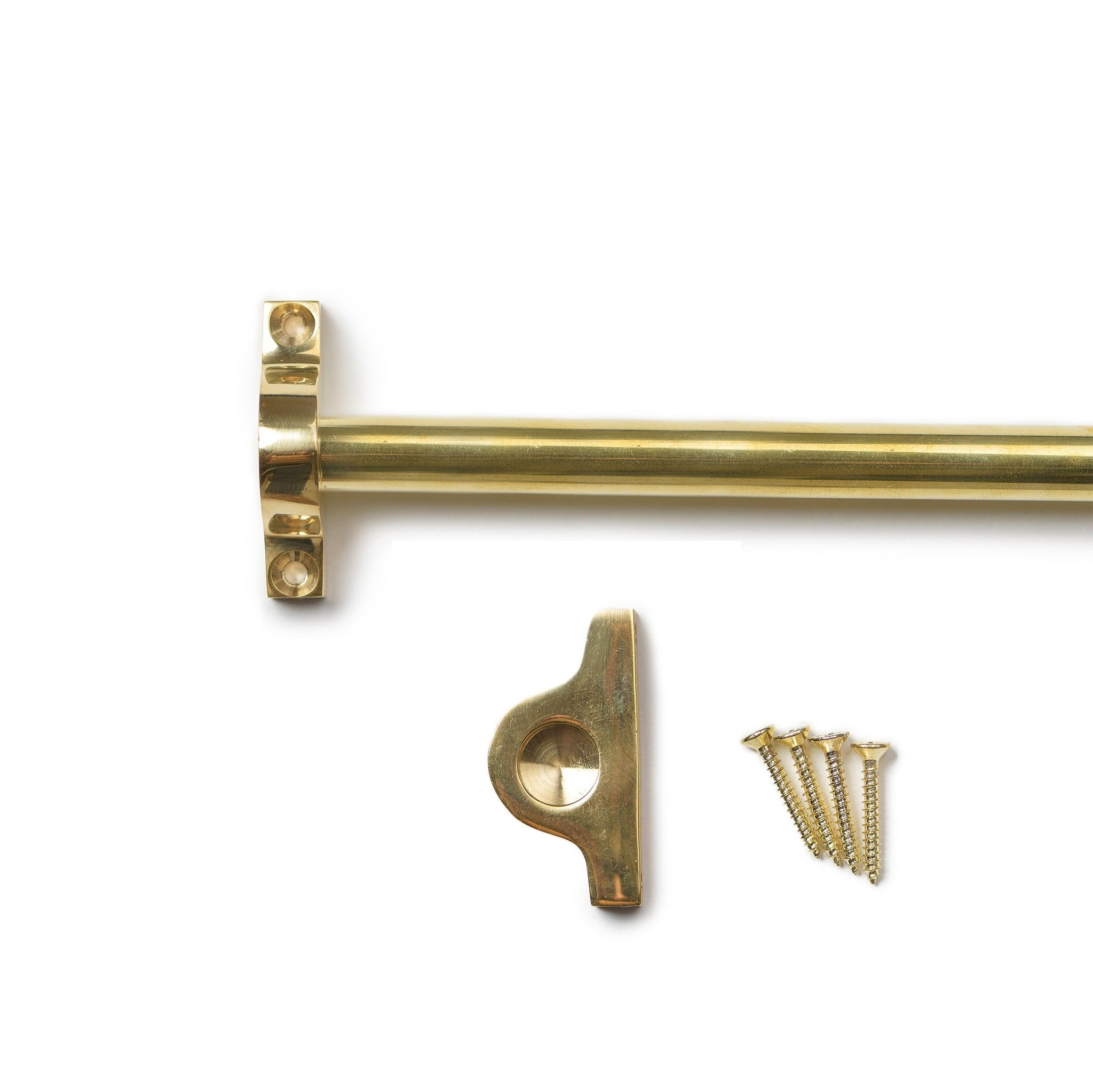 Hardware Stations Rods Made To Measure 13mm Brass Cafe Rod With Standard Brackets — Tori ...