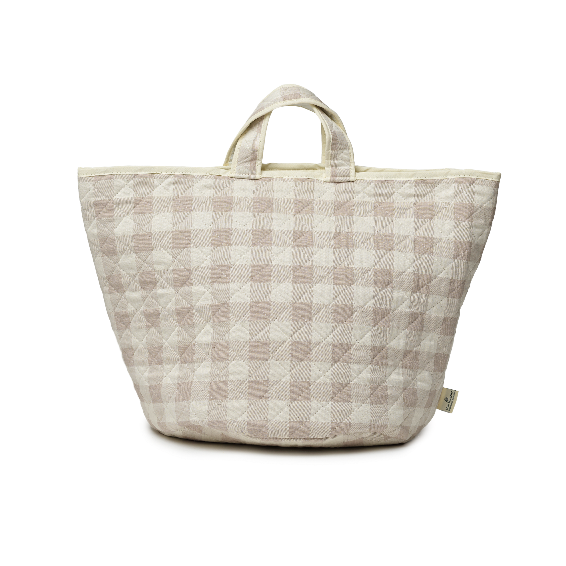 Woodhouse Check Storage Basket Fawn