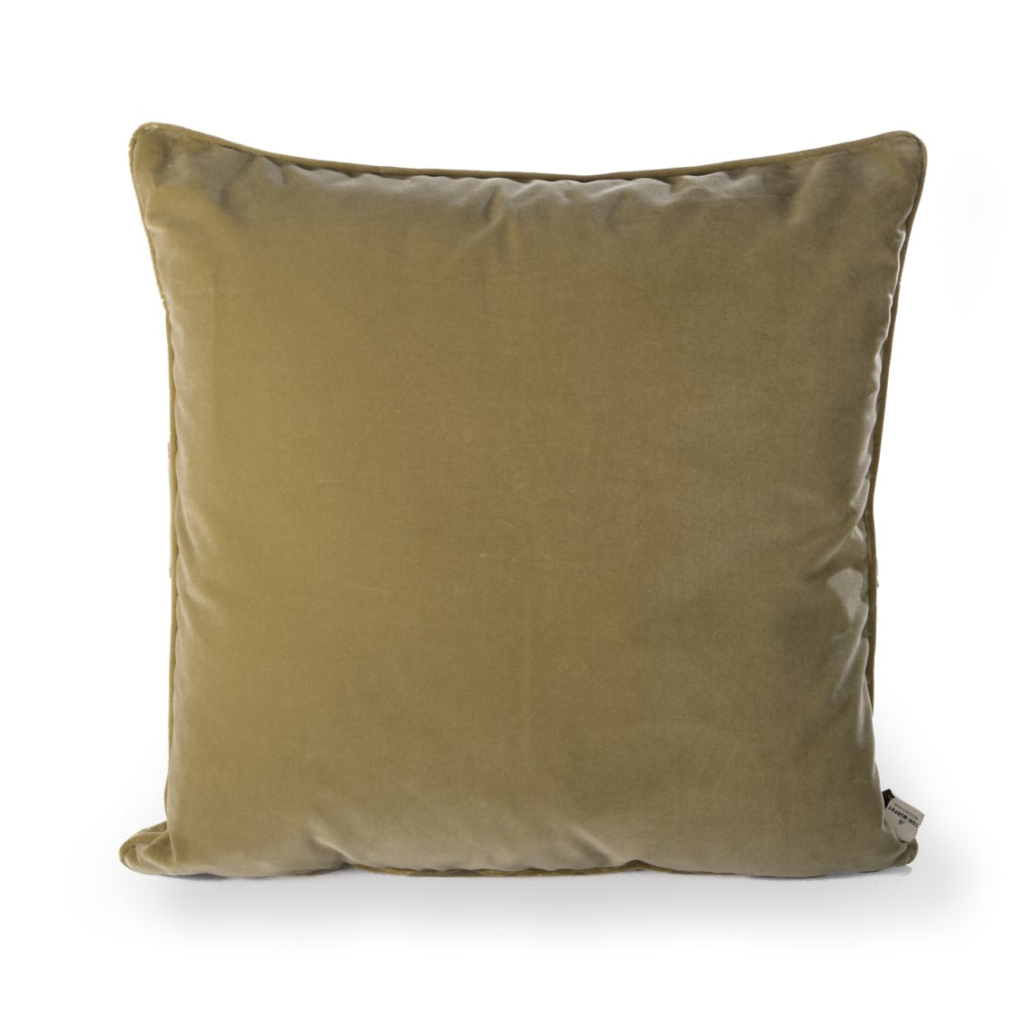 NEW Velvet Sage Piped Cushion 60cmx60cm