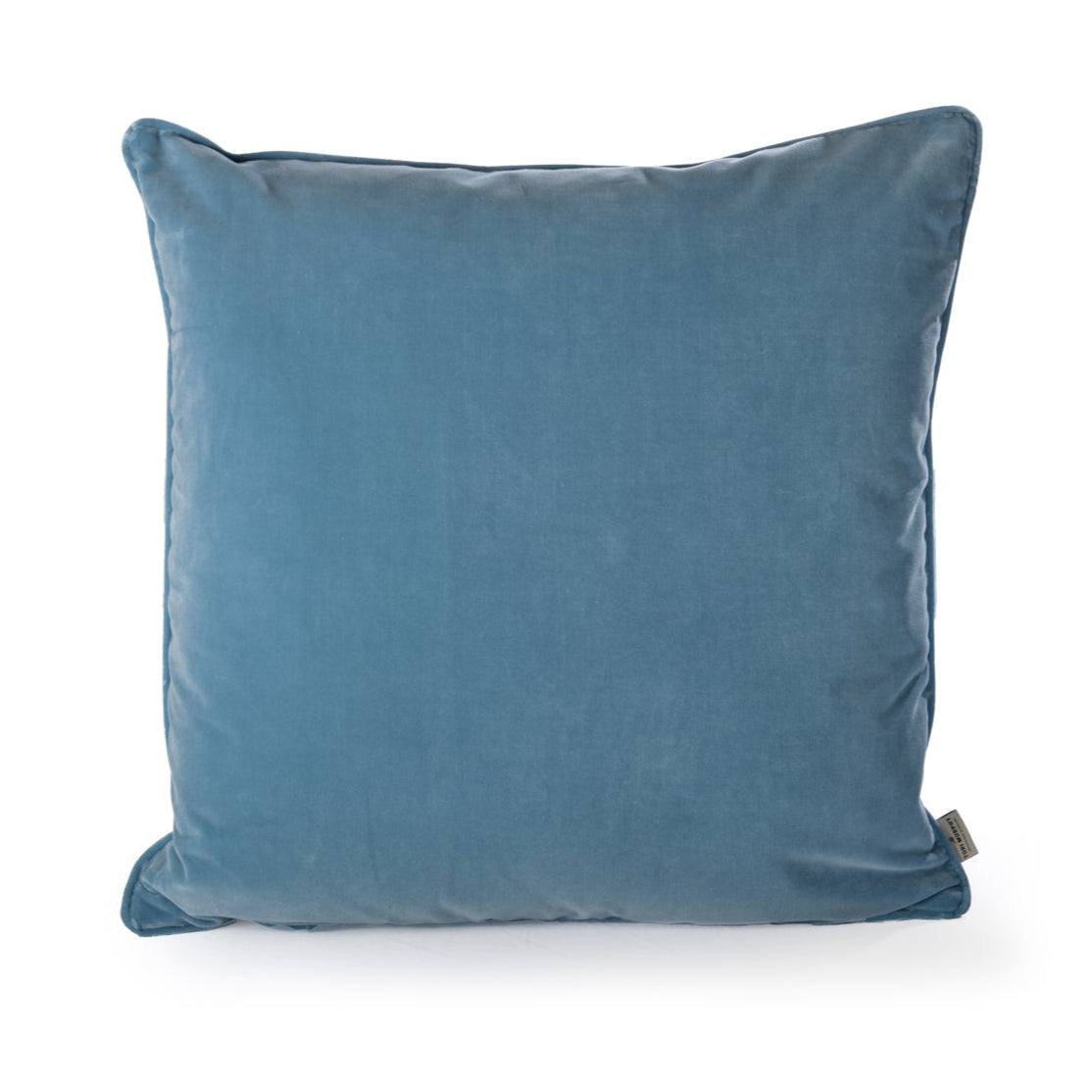 NEW Velvet Denim Piped Cushion 60cmx60cm