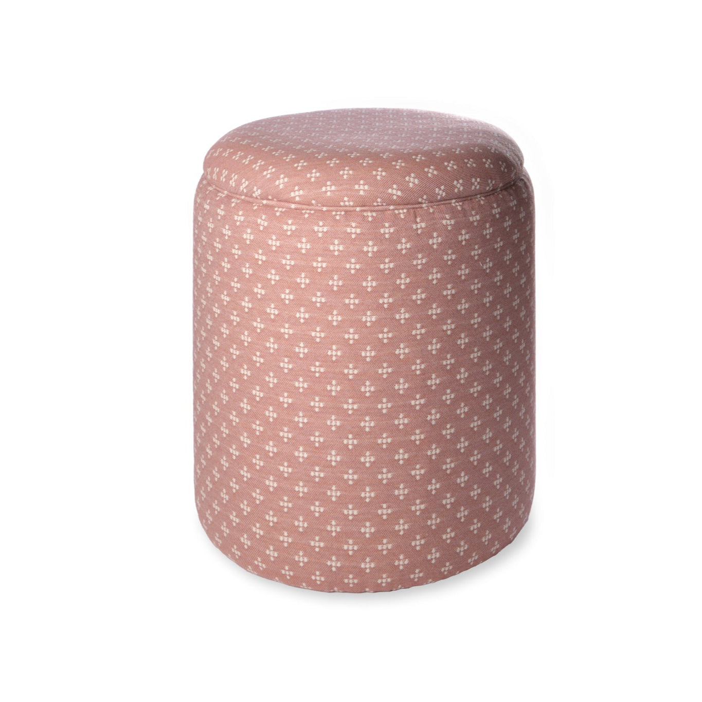 NEW Footstool Ditsy Five Wool Blush - Piped