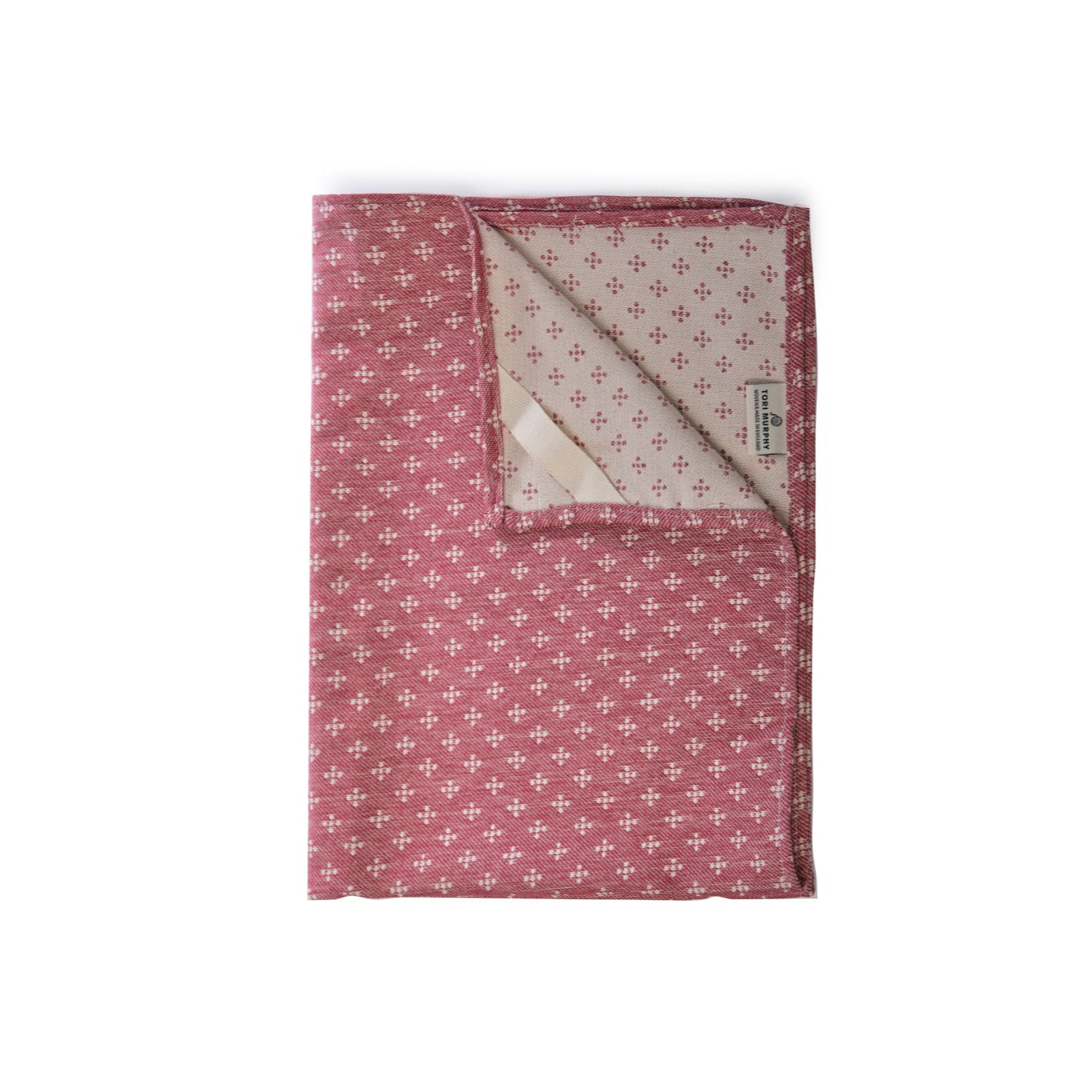 NEW Ditsy Five Tea Towel Claret