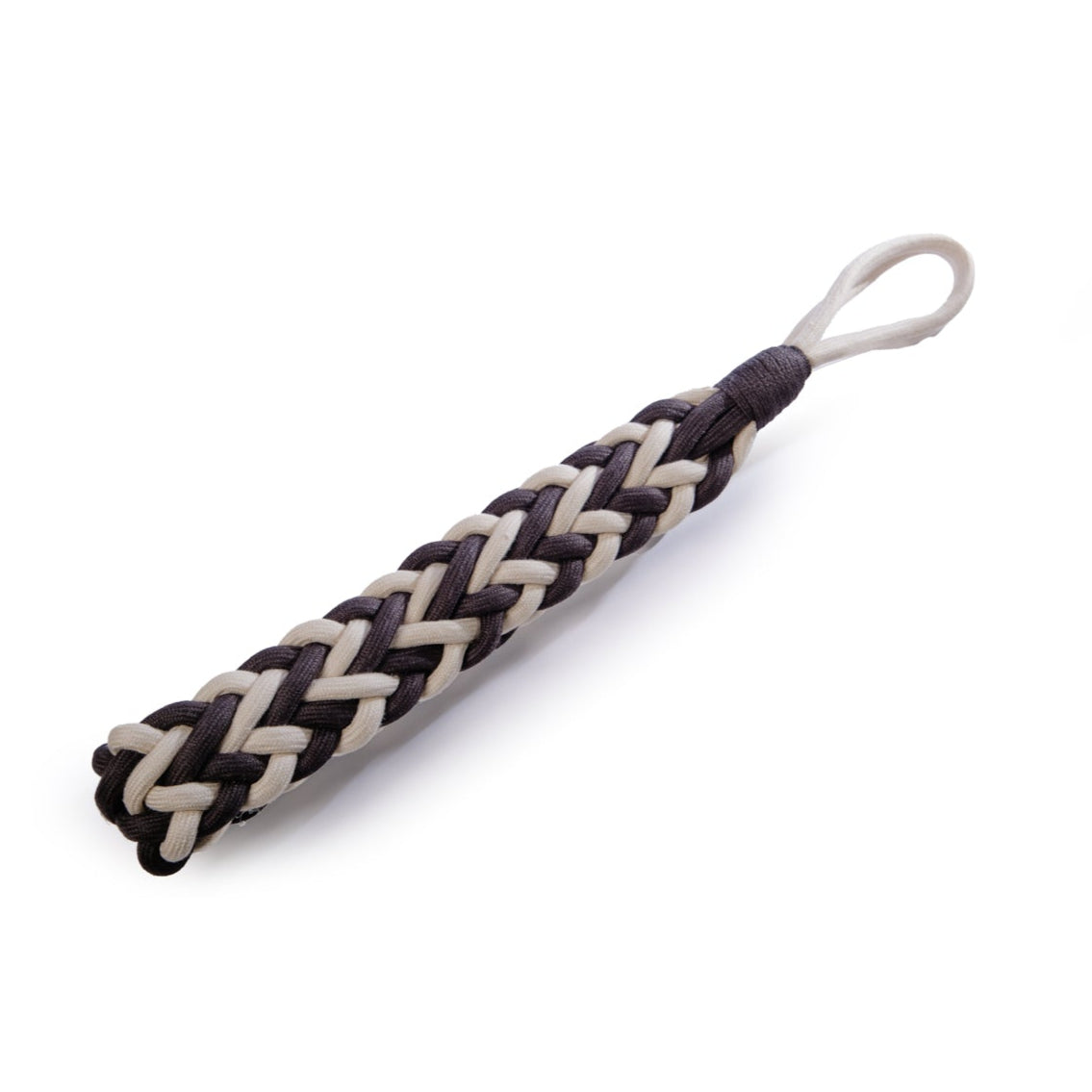 Braided Tie Back (Single) Black Linen