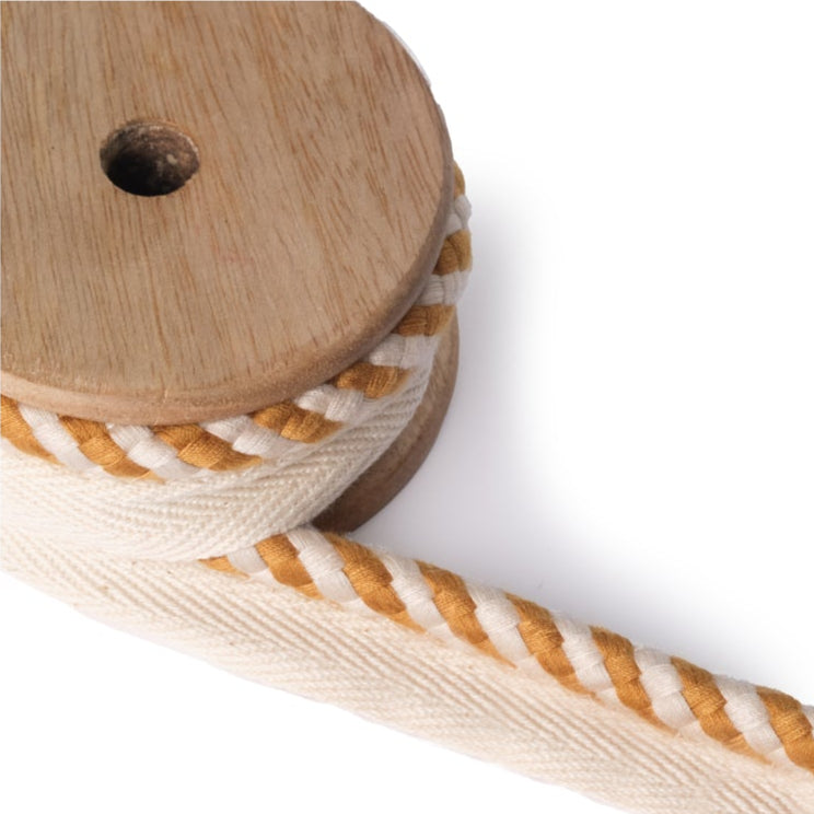 Braided Rope Trim Caramel (by the metre) — Tori Murphy Ltd