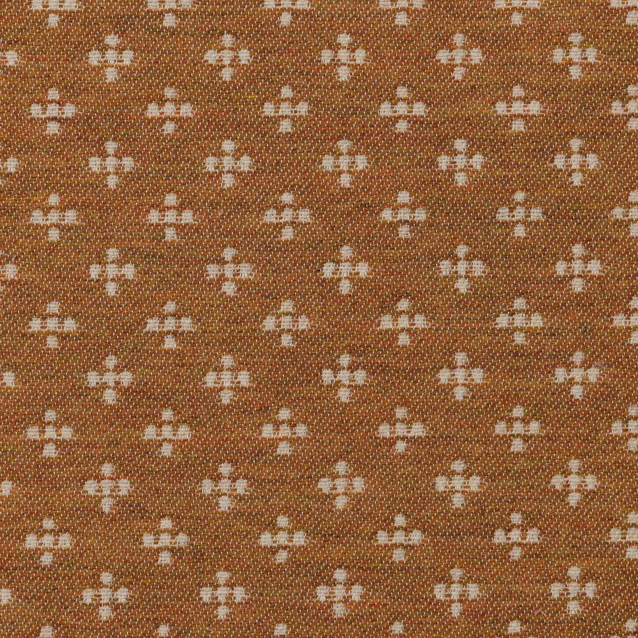 NEW Ditsy Merino Wool Fabric Caramel Sample