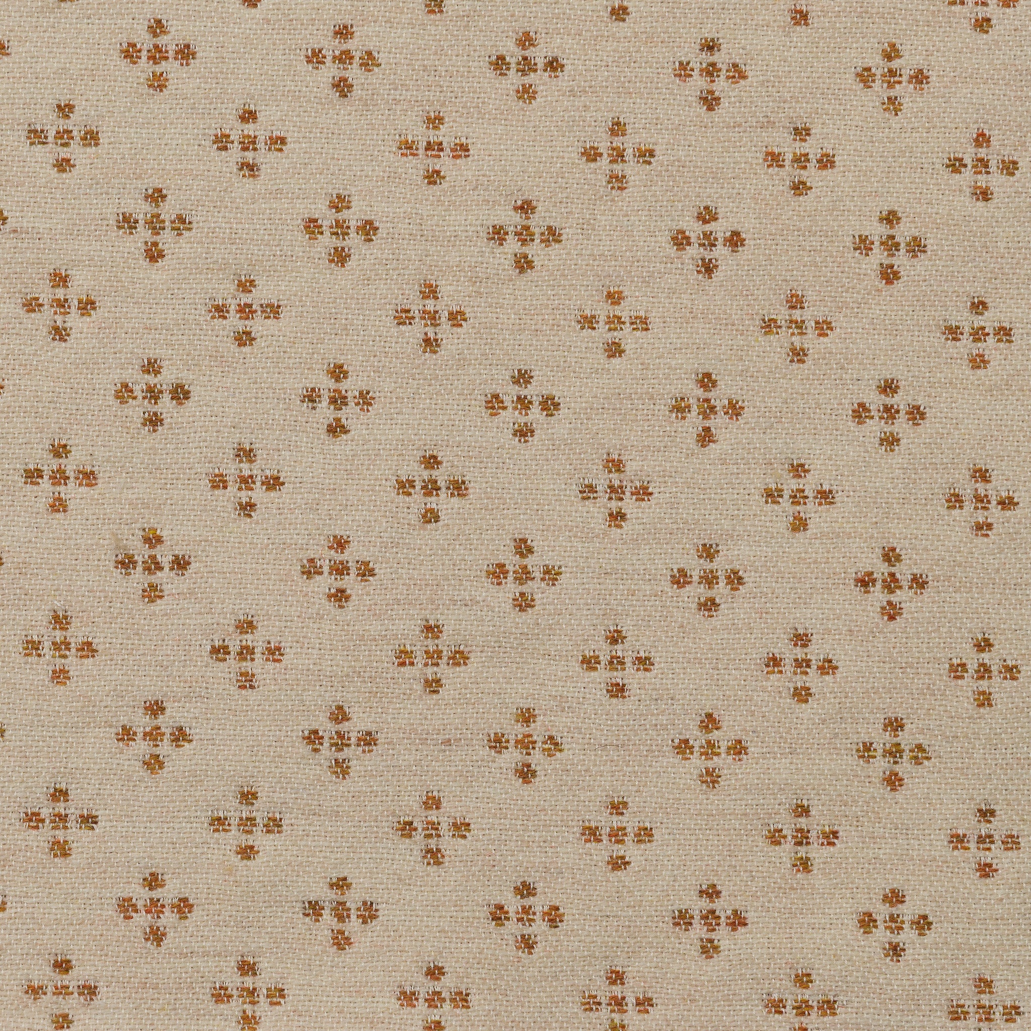NEW Ditsy Merino Wool Fabric Caramel Sample