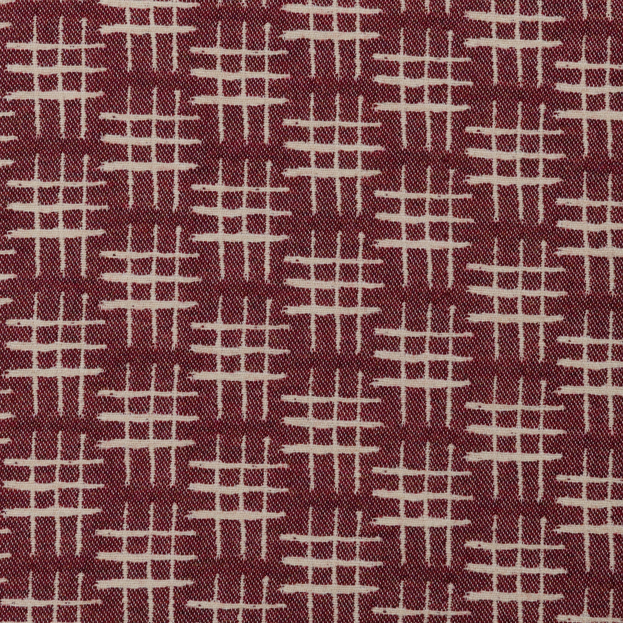 NEW Hat Trick Check Wool Redwood Sample