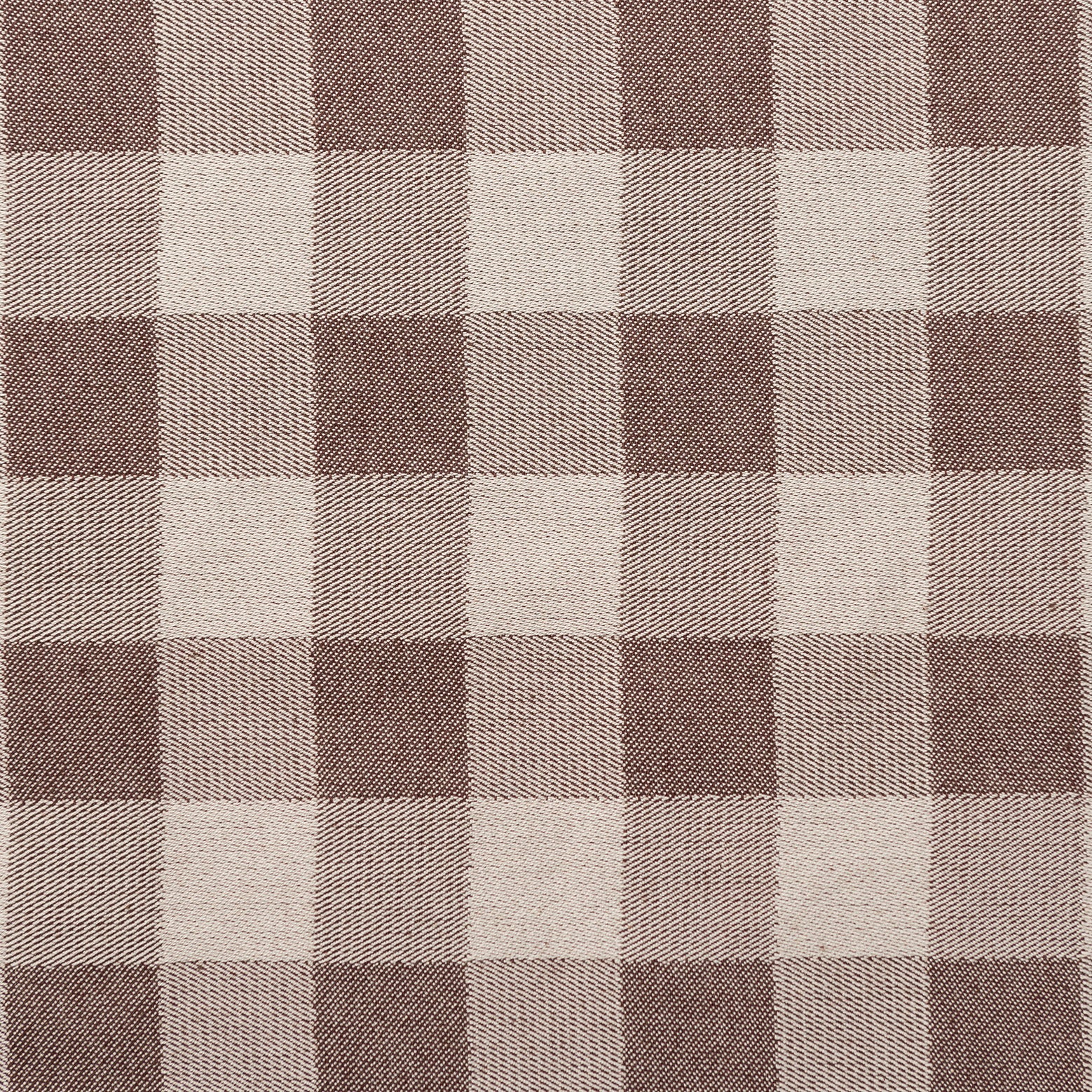 Woodhouse Check Cotton Fabric Chestnut