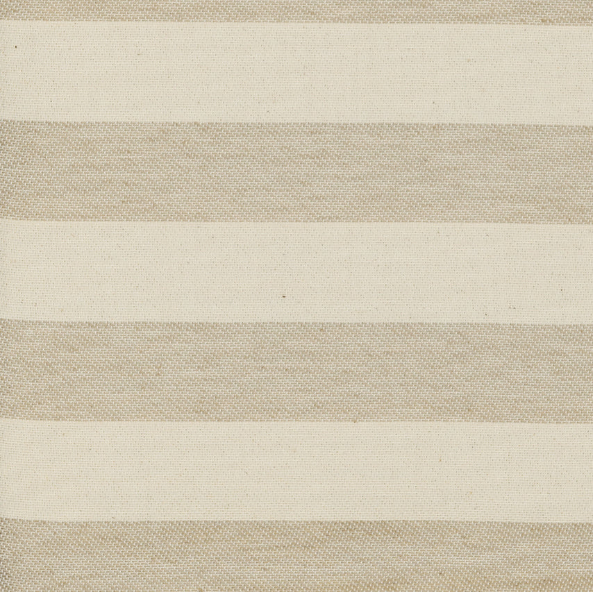 Fastnet Stripe Cotton Fabric Fawn