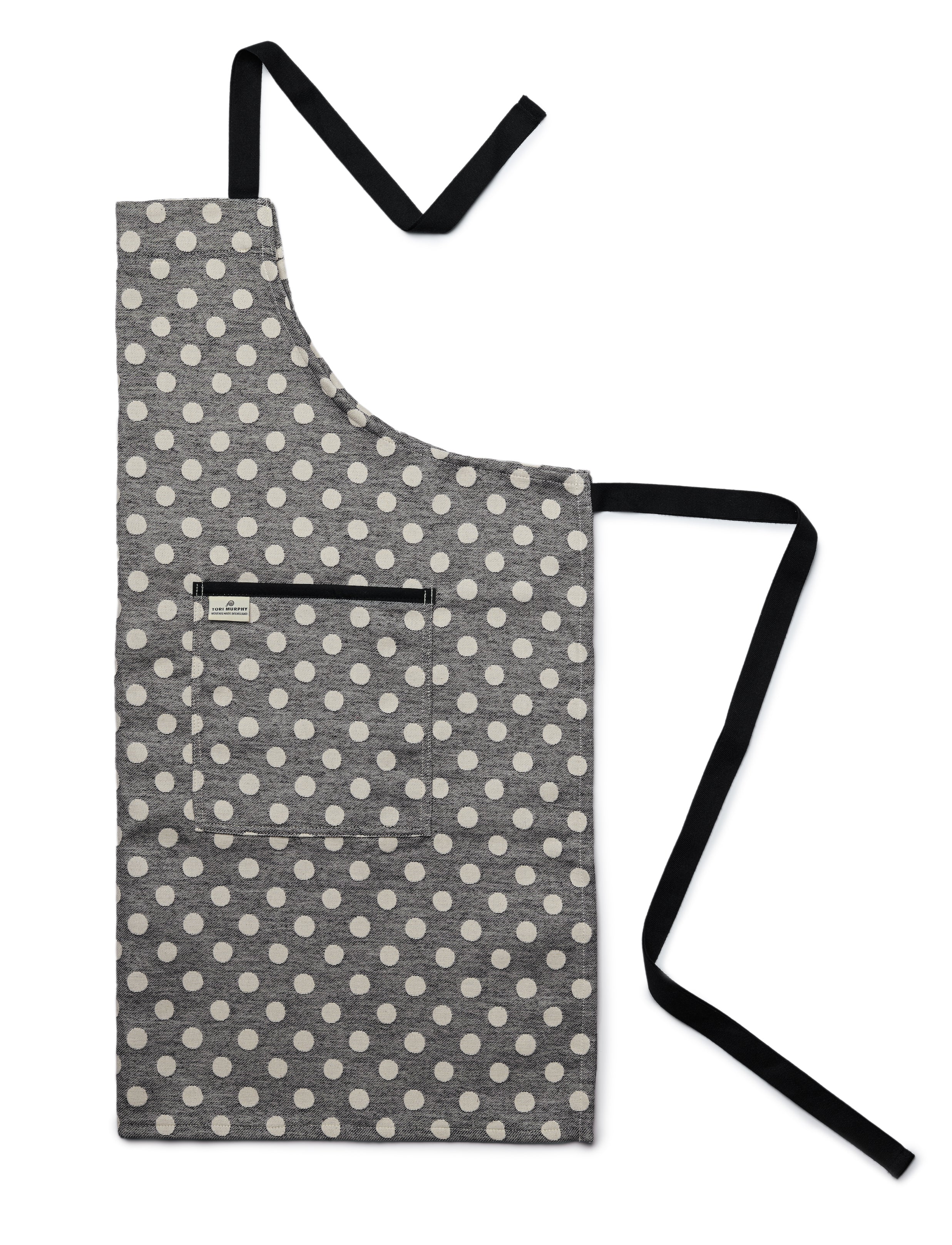 Dotty Spot Apron Black