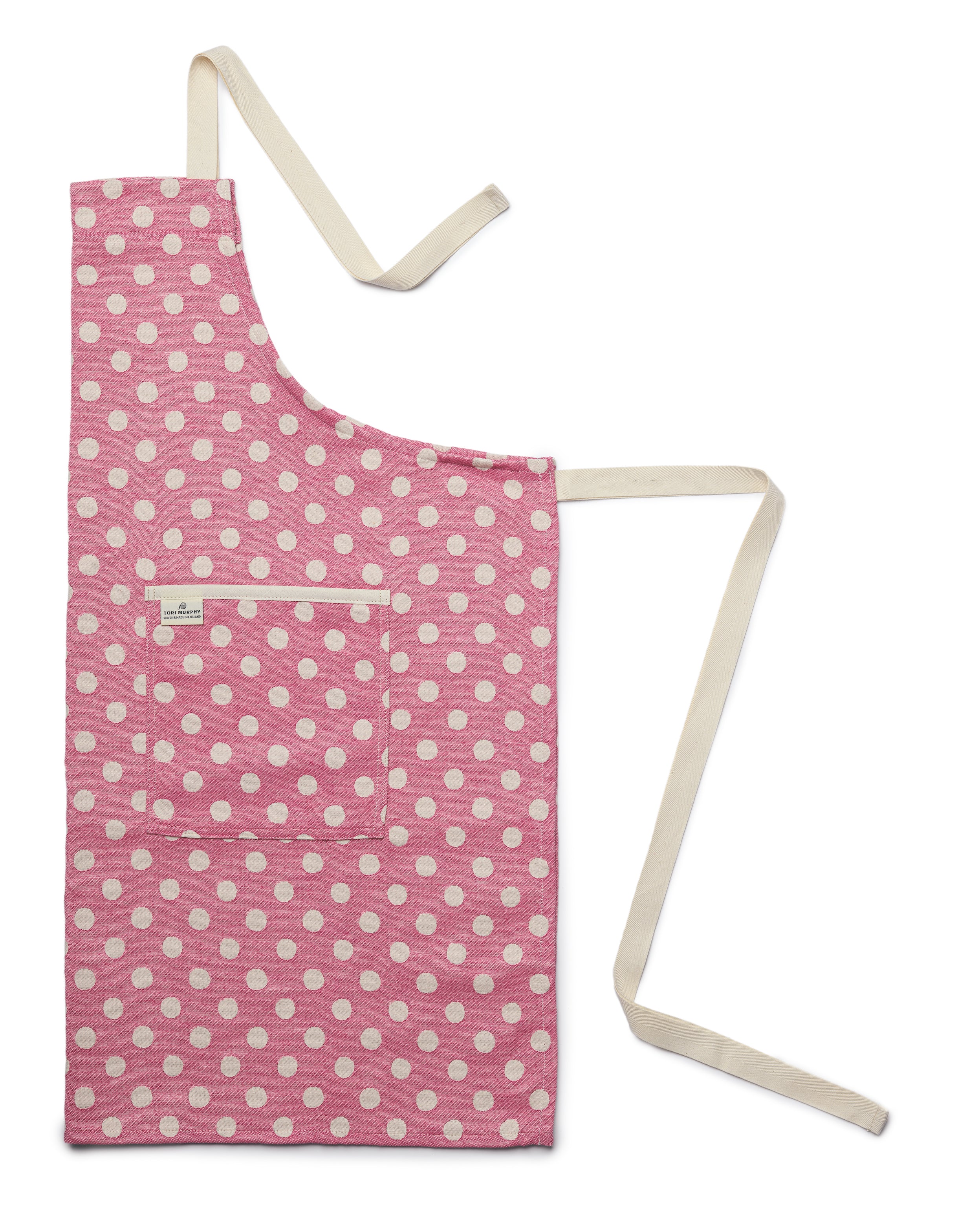 Dotty Spot Apron Radish