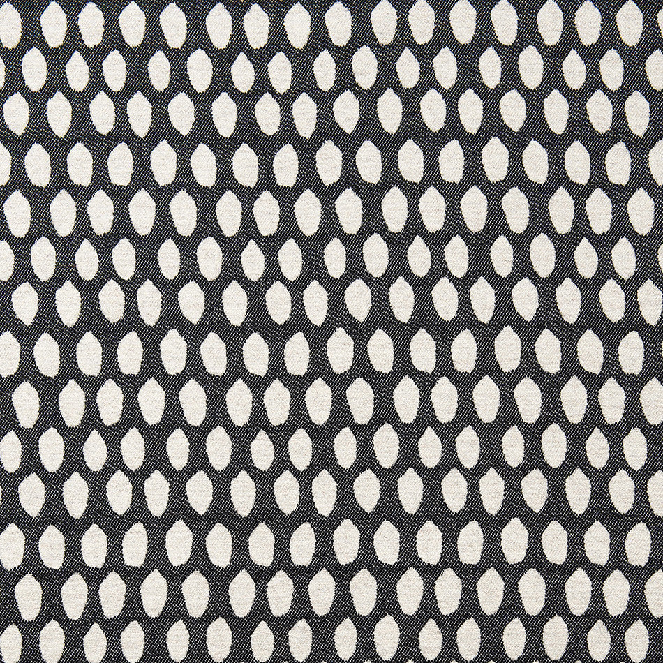 Elca Merino Wool Fabric Black and Linen sample