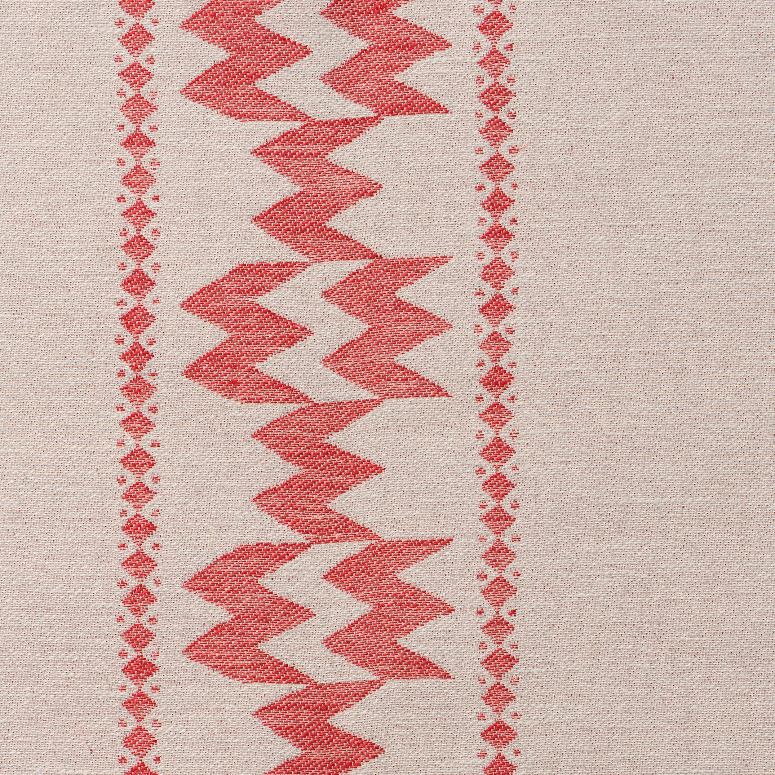 Joy of Print X Tori Murphy Zig Zag Stripe Cotton Fabric Berry Sample
