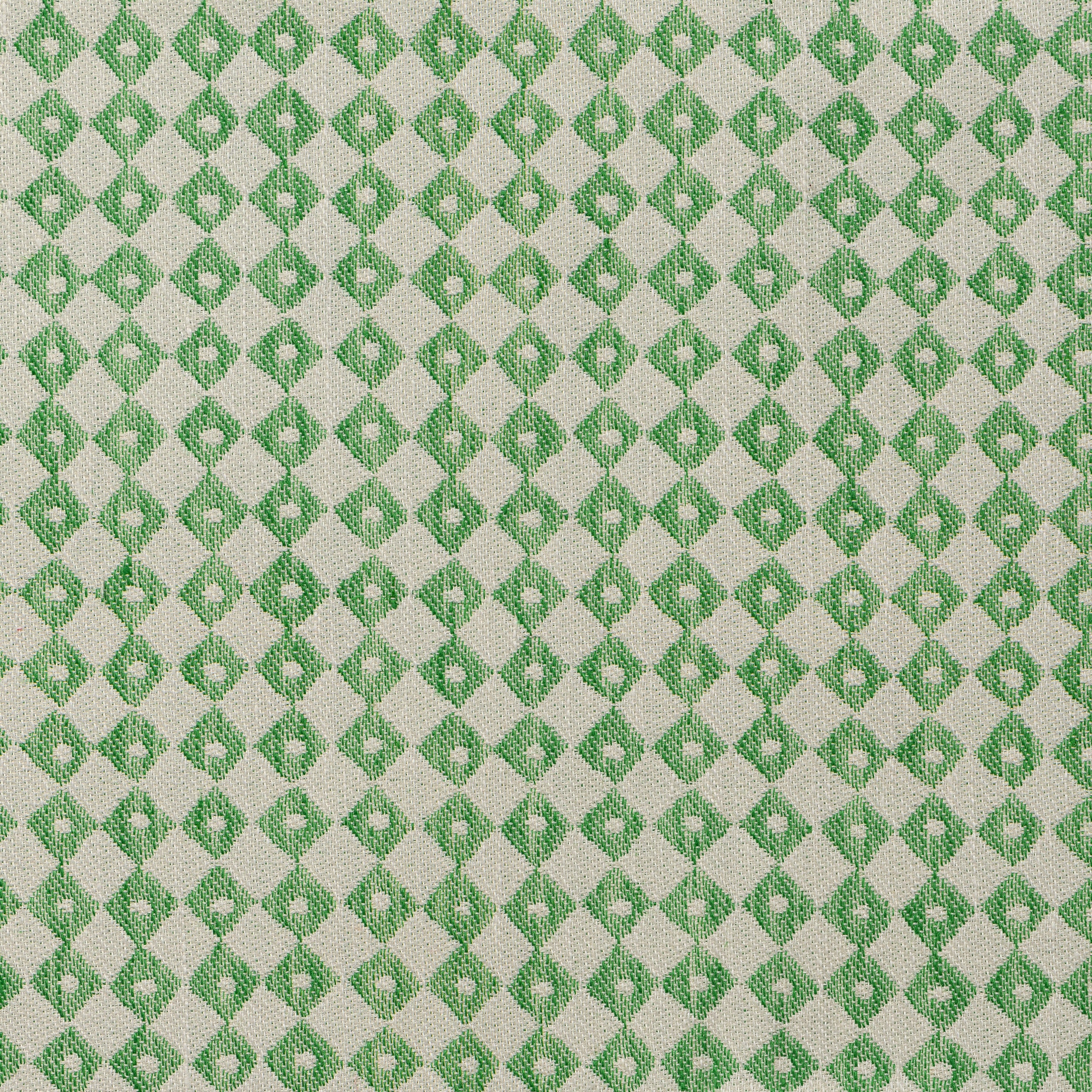Joy of Print X Tori Murphy Chequerboard Cotton Fabric Spruce Sample