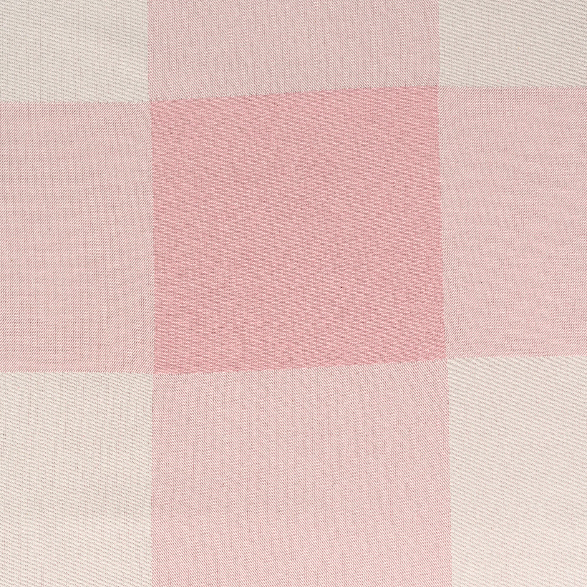 Large Woodhouse Check Cotton Fabric Rose