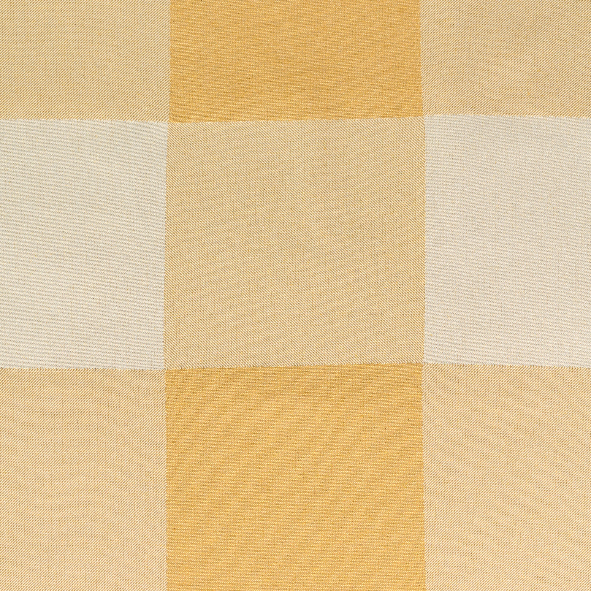 Large Woodhouse Check Cotton Fabric Mustard sample