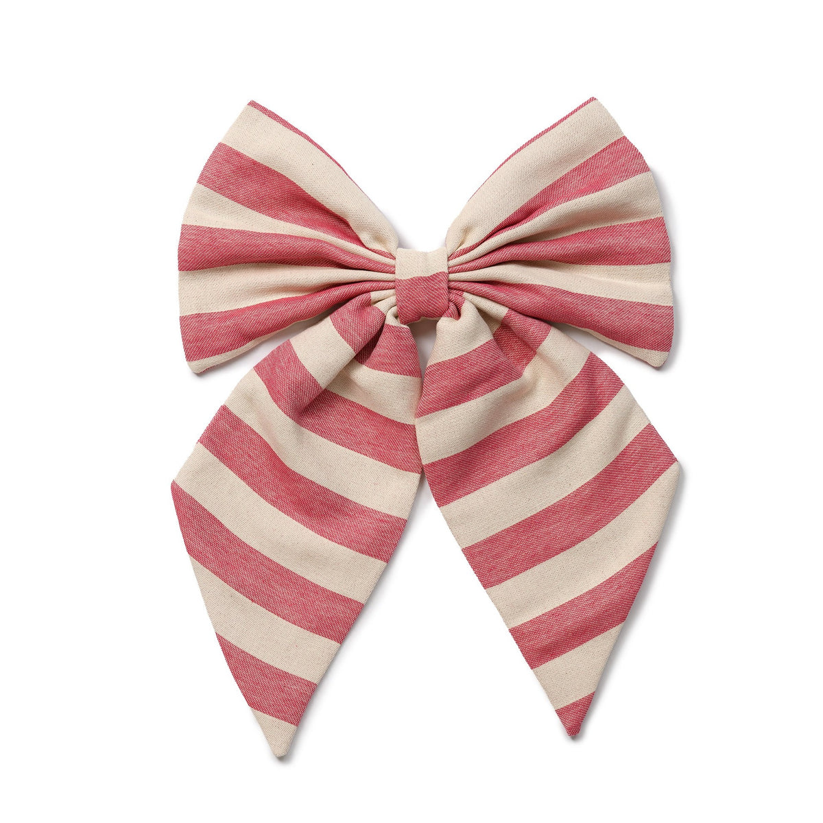 Fastnet Stripe Bow - Radish — Tori Murphy Ltd