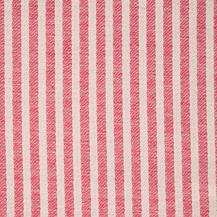Curtain Harbour Stripe Cotton Radish