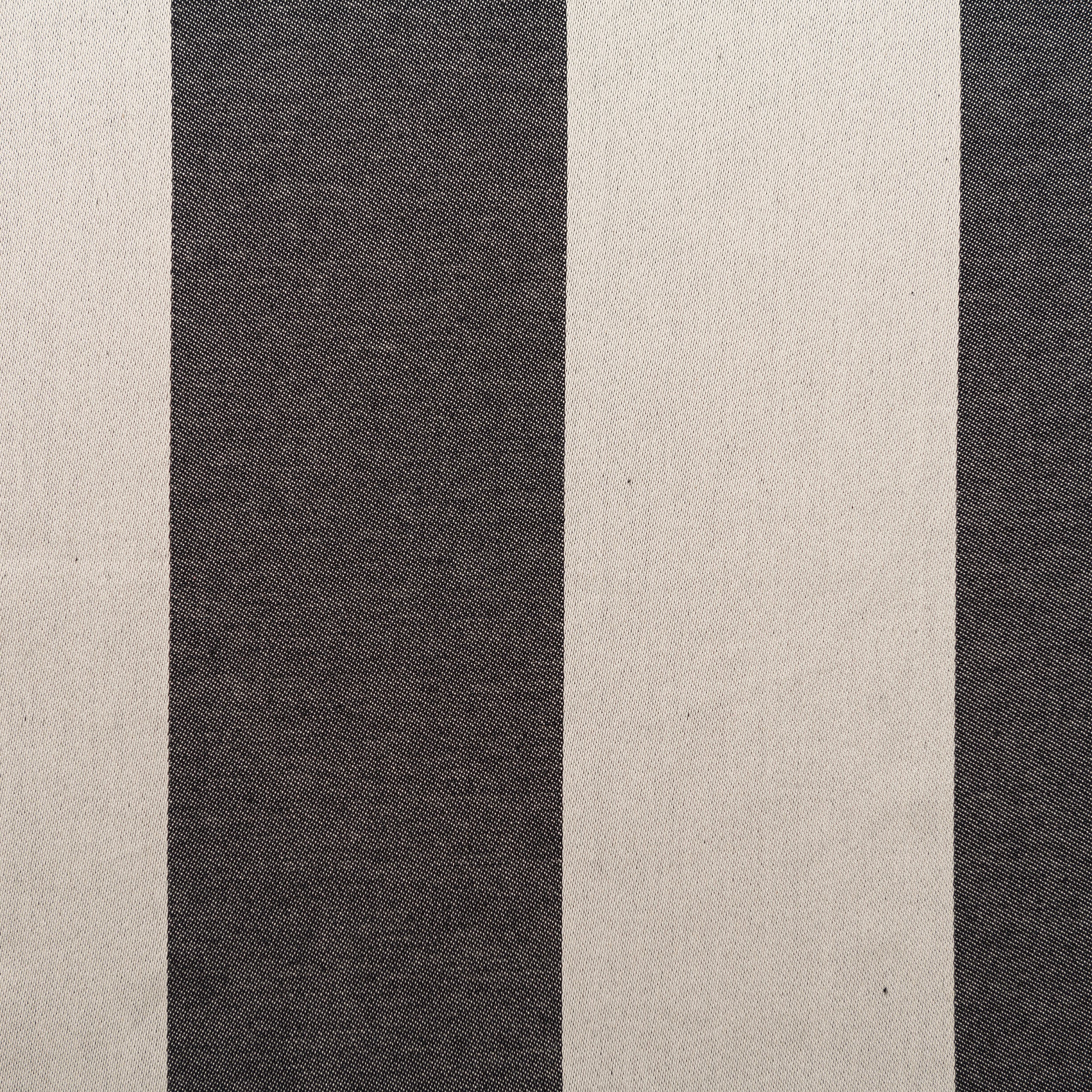Sleeper Stripe Cotton Fabric Black sample