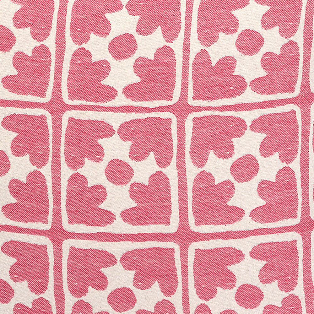 Bloom Cotton Fabric Radish