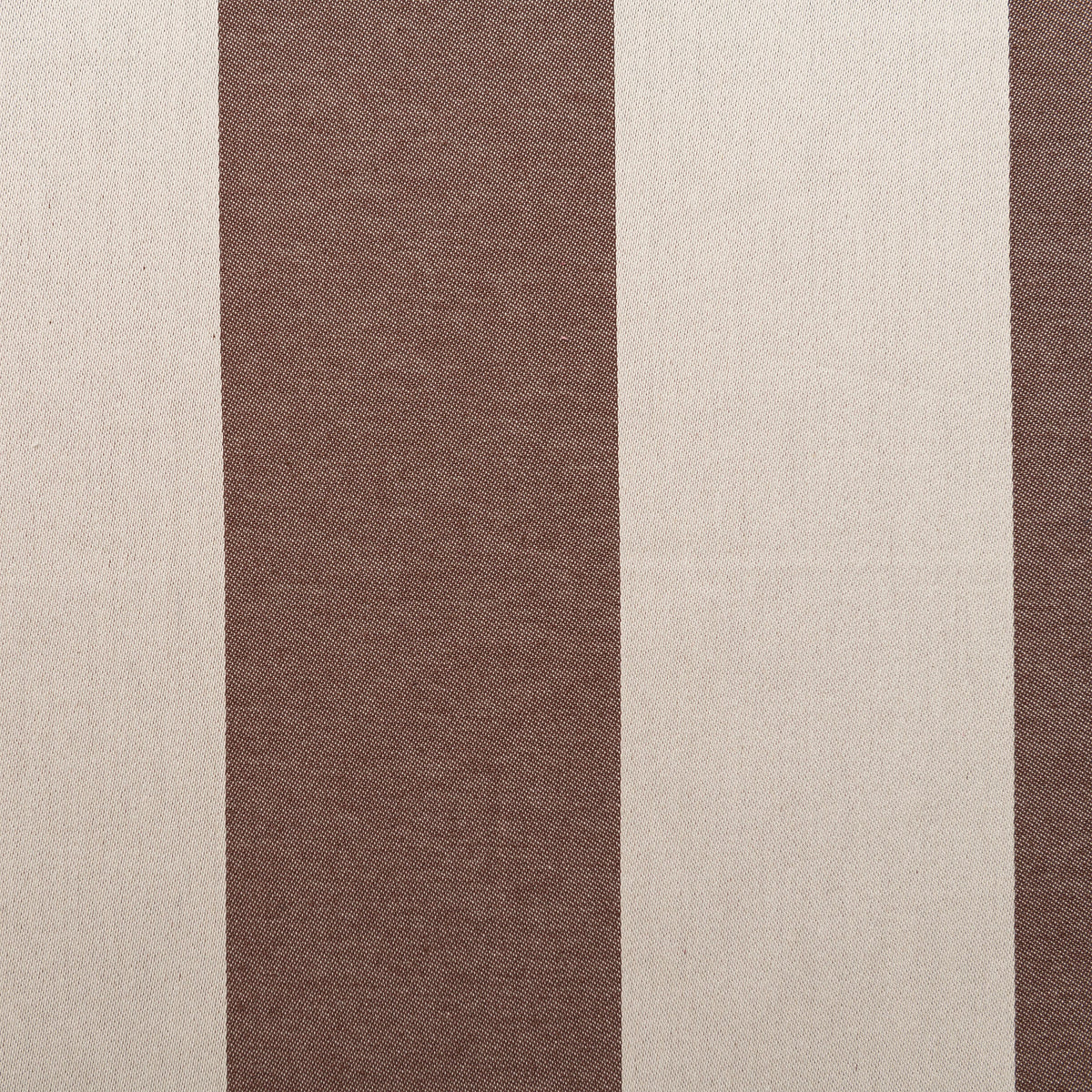 Sleeper Stripe Cotton Fabric Chestnut sample — Tori Murphy Ltd