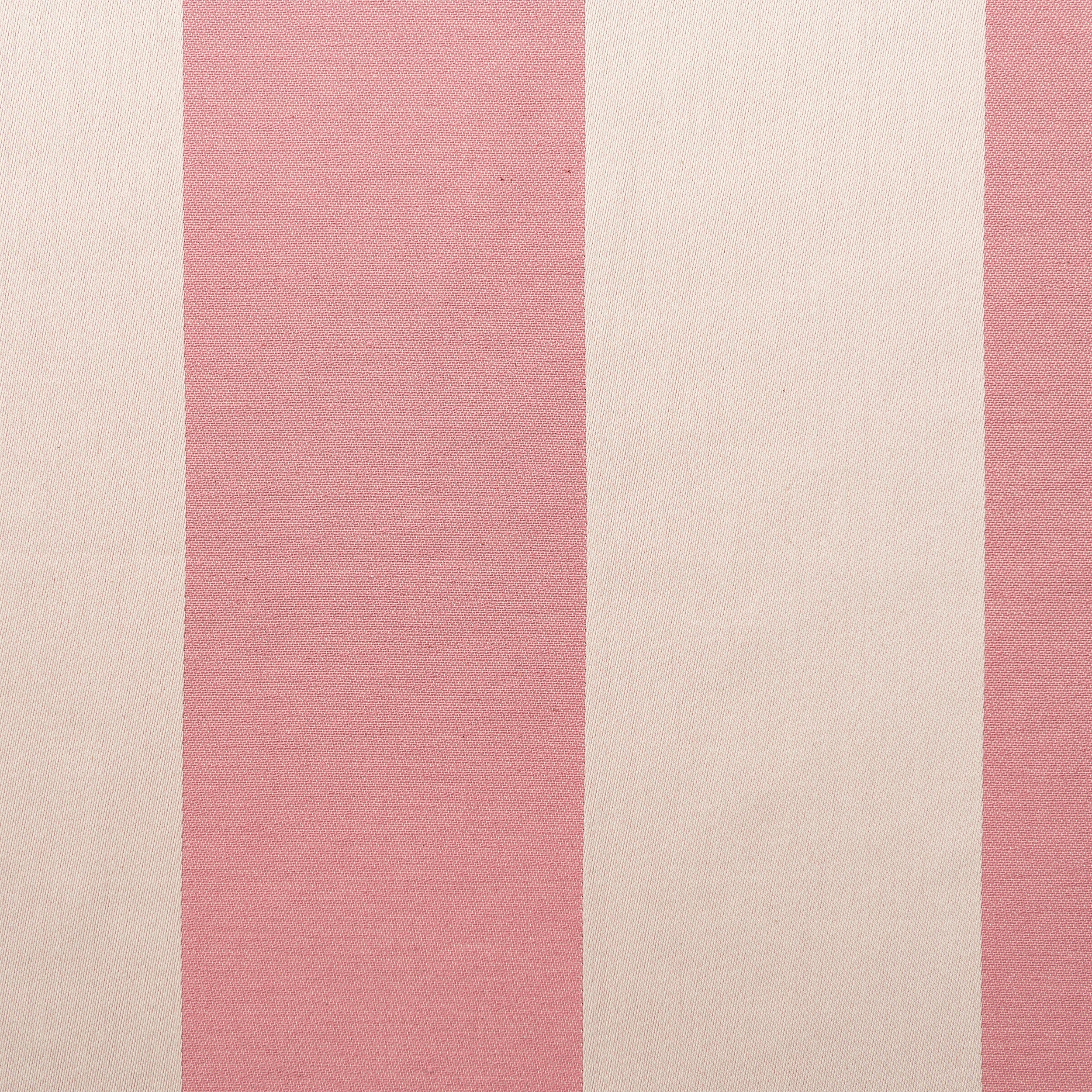 Sleeper Stripe Cotton Fabric Rose sample